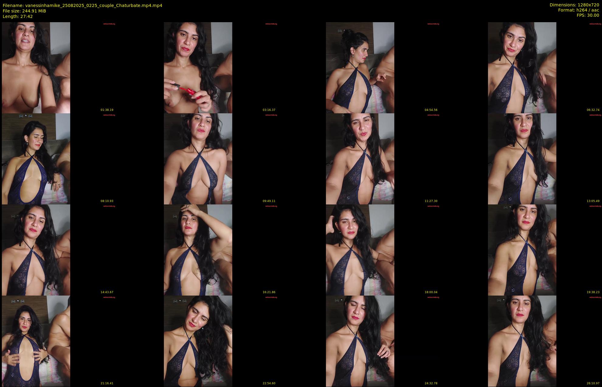vanessinhamike — 28 minute Chaturbate couple cam show recording, 720p, Aug 25, 2025