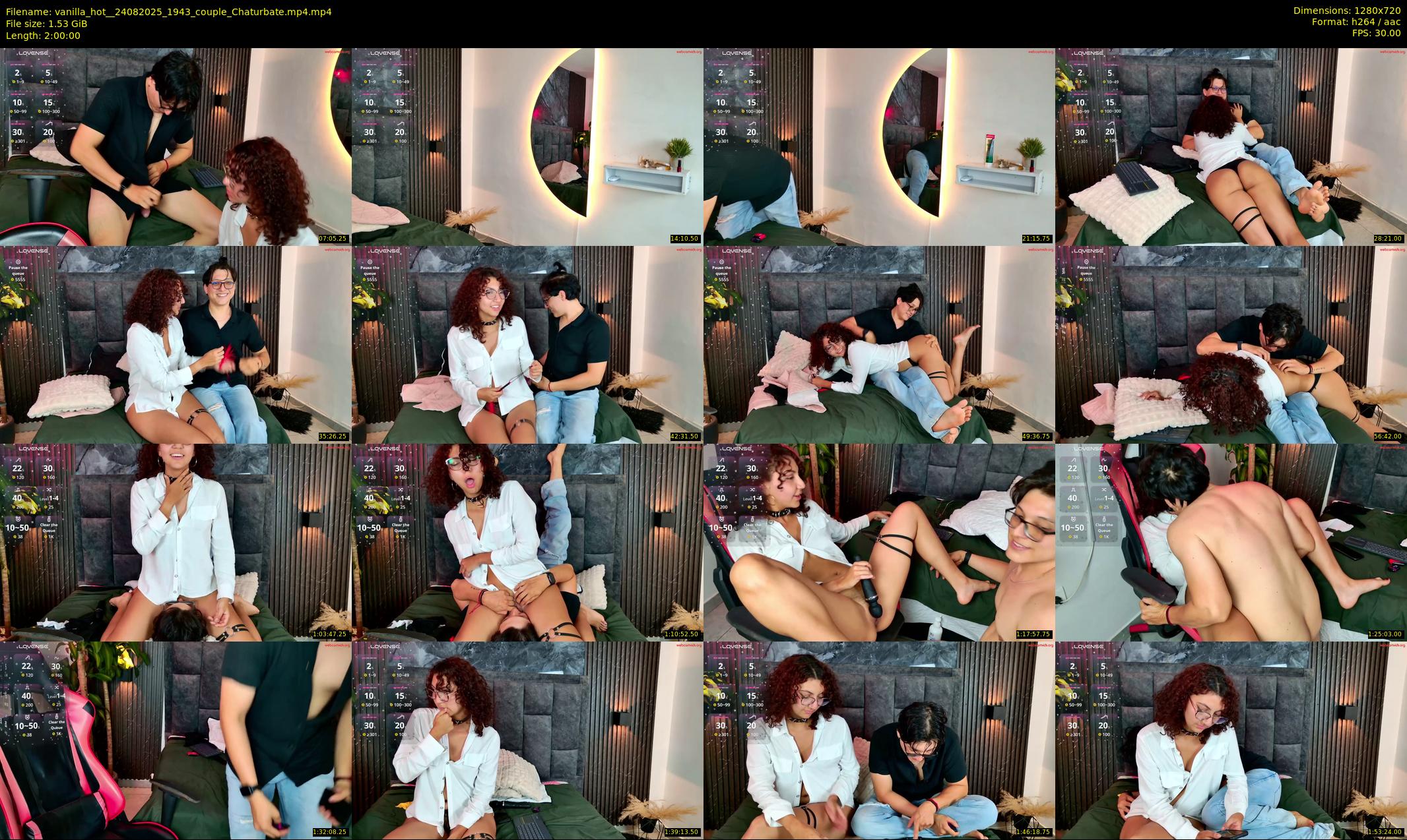 vanilla_hot_ — 120 minute Chaturbate couple cam show recording, 720p, Aug 24, 2025