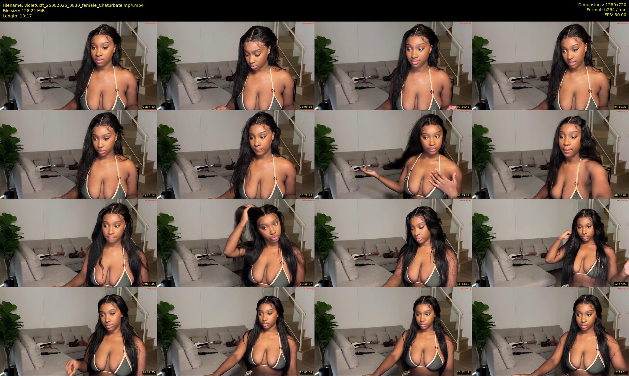 violet6xft — 19 minute Chaturbate female cam show recording, 720p, Aug 25, 2025