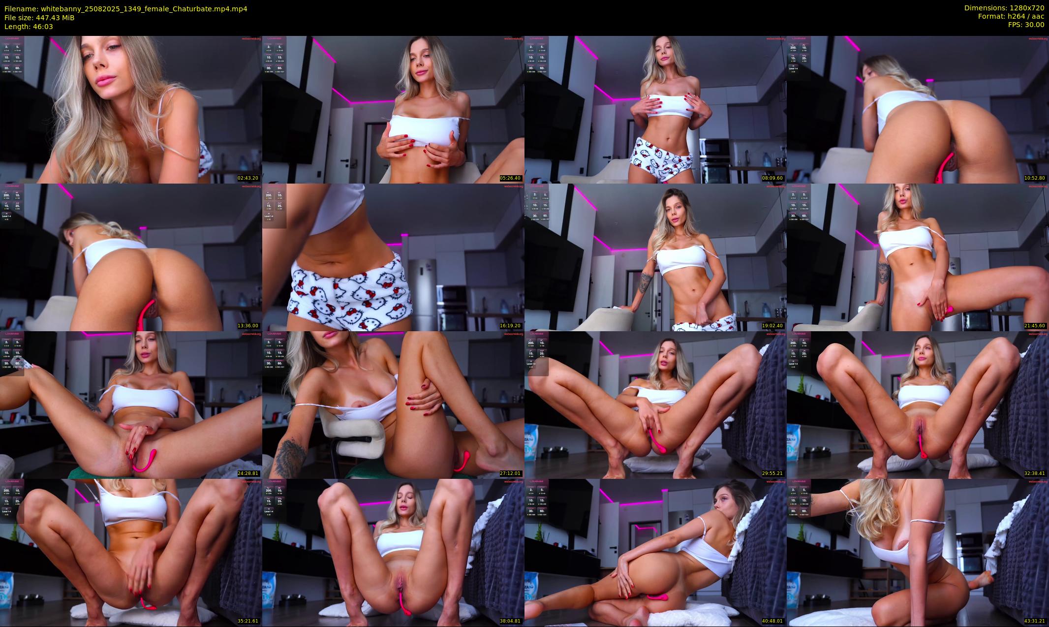 whitebanny — 47 minute Chaturbate couple cam show recording, 720p, Aug 25, 2025
