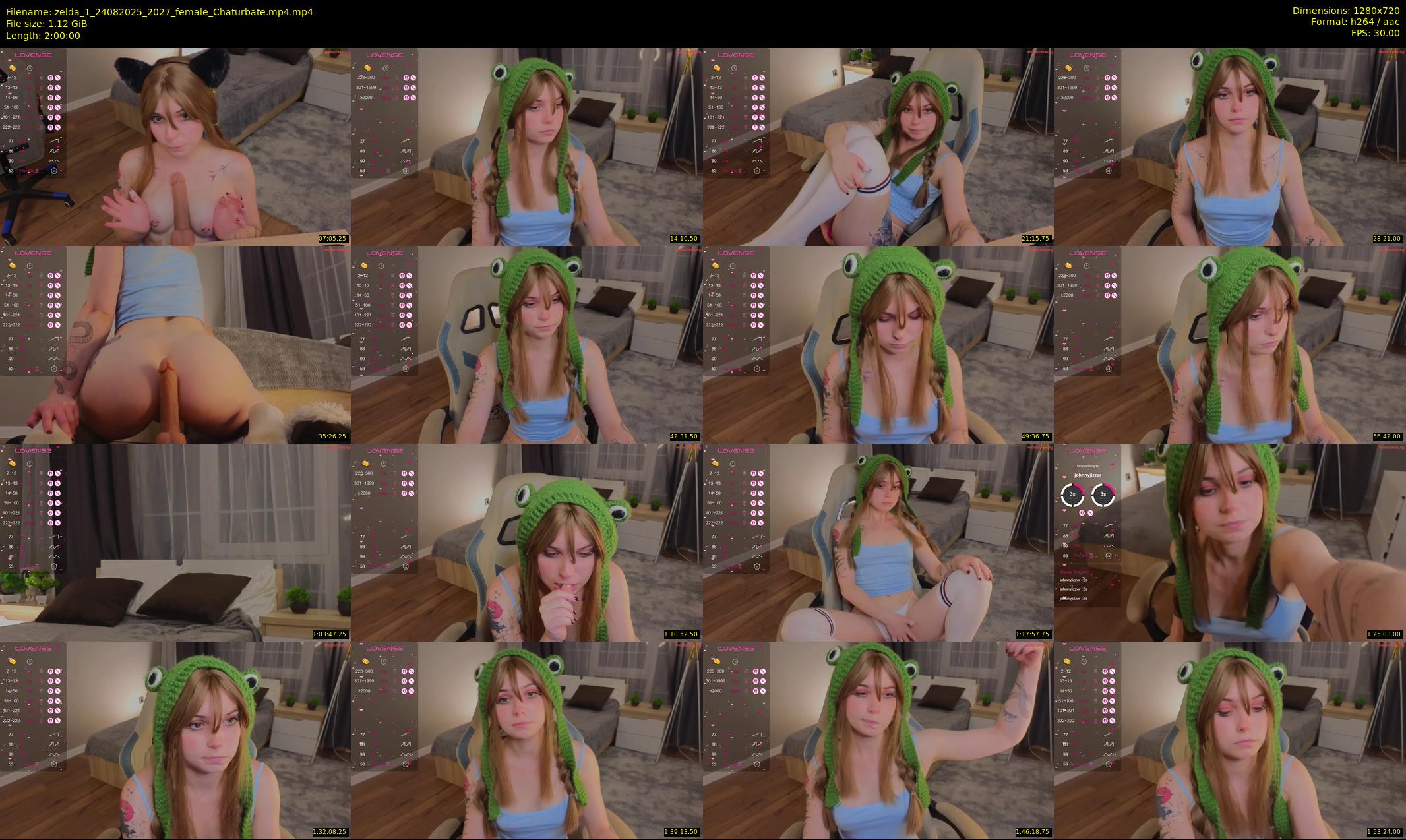 zelda_1 — 120 minute Chaturbate female cam show recording, 720p, Aug 24, 2025