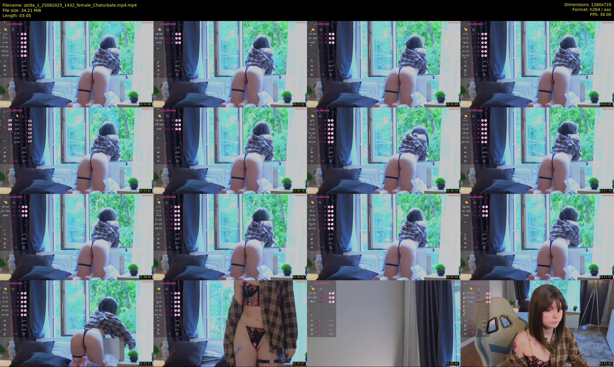 zelda_1 — 4 minute Chaturbate female cam show recording, 720p, Aug 25, 2025