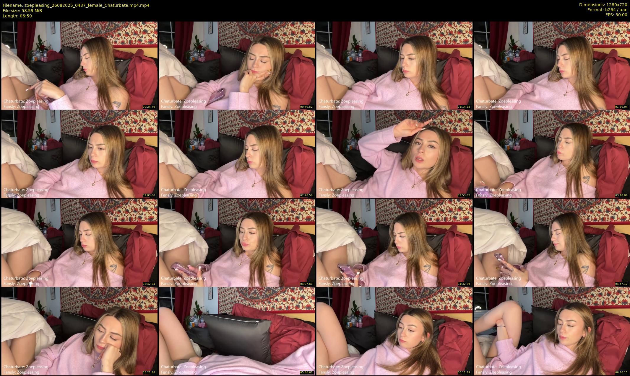 zoepleasing — 7 minute Chaturbate female cam show recording, 720p, Aug 26, 2025
