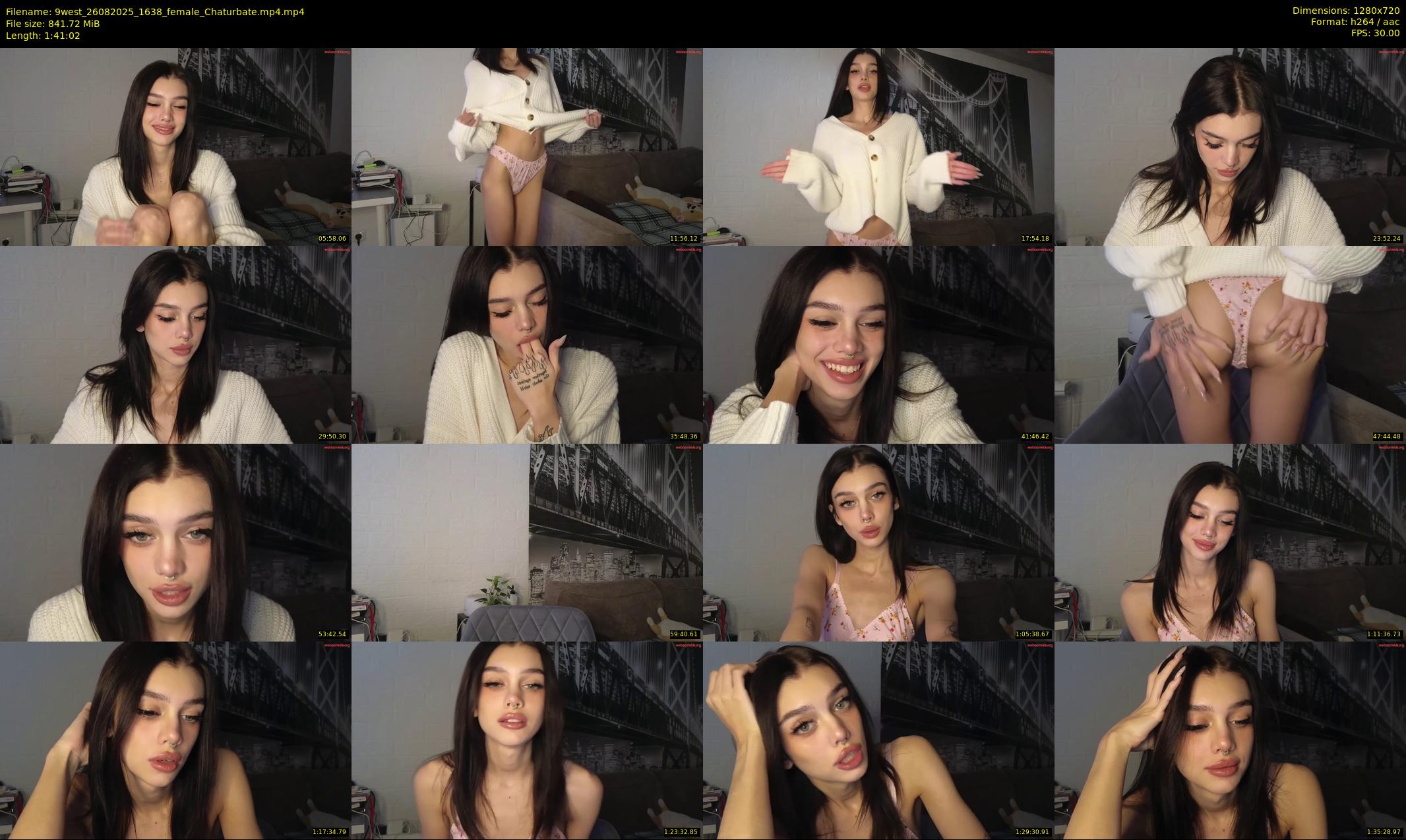 9west — 102 minute Chaturbate female cam show recording, 720p, Aug 26, 2025