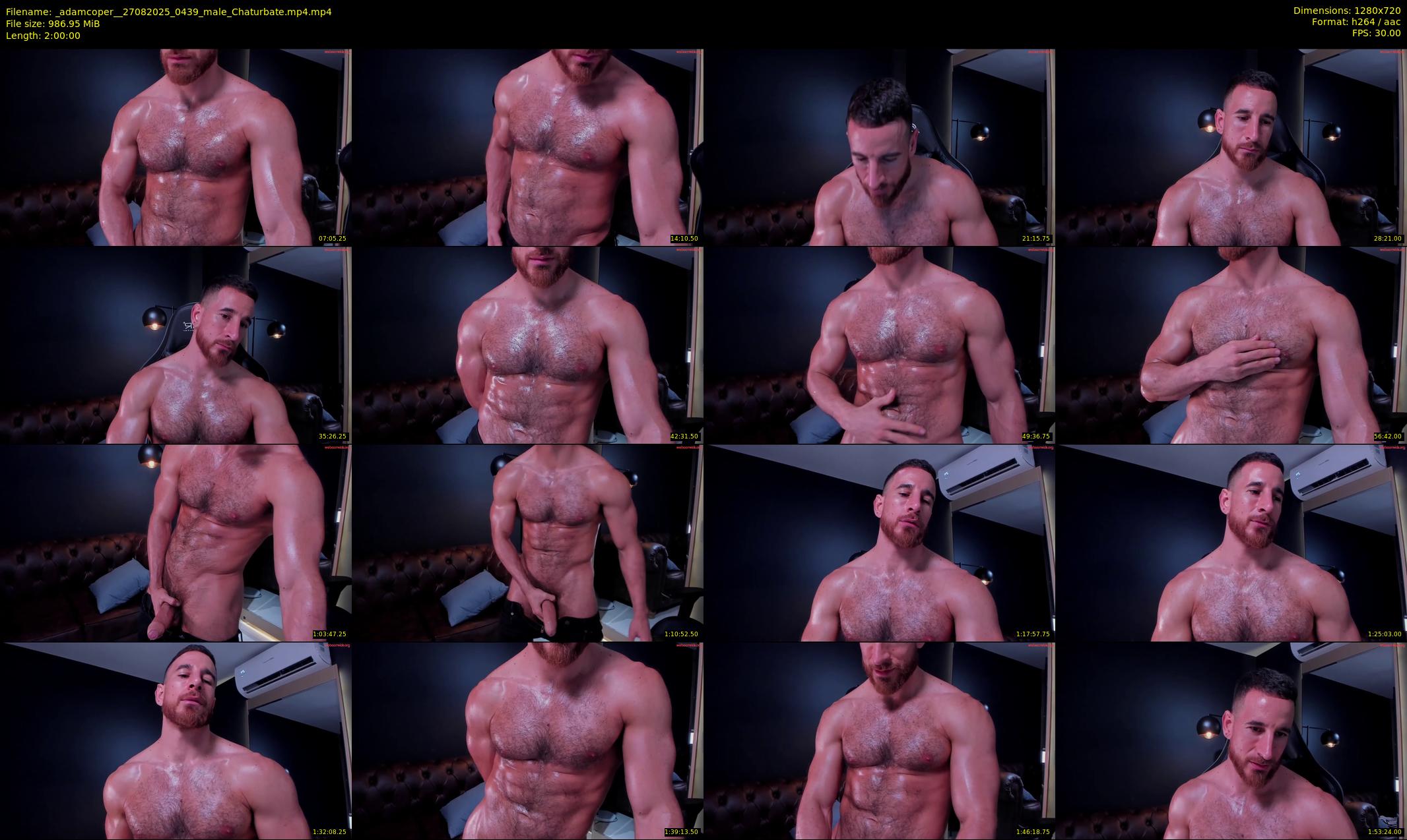 _adamcoper_ — 120 minute Chaturbate male cam show recording, 720p, Aug 27, 2025