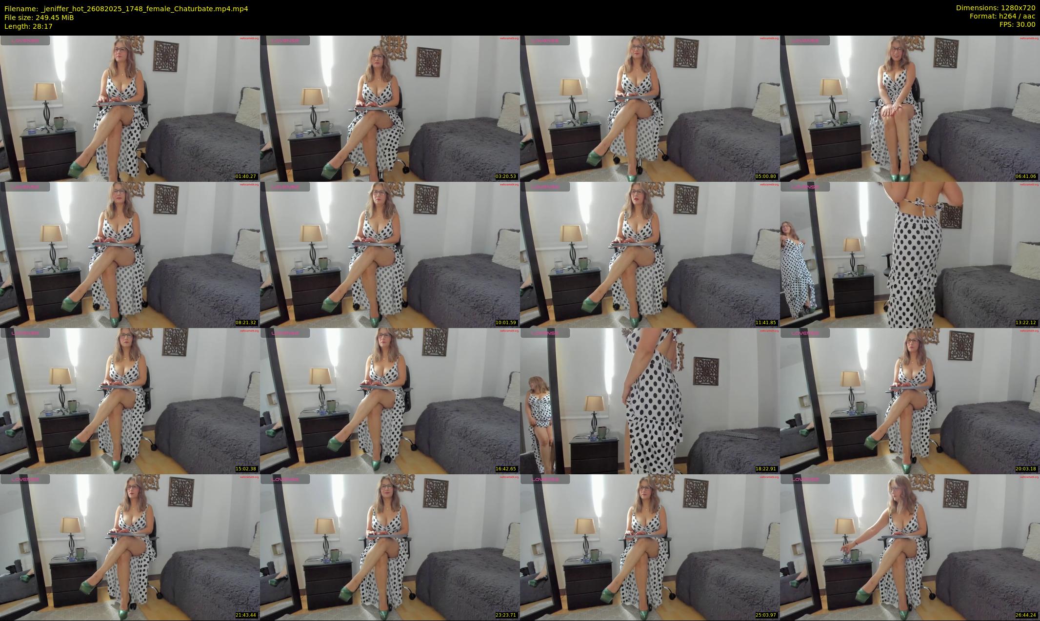 _jeniffer_hot — 29 minute Chaturbate female cam show recording, 720p, Aug 26, 2025
