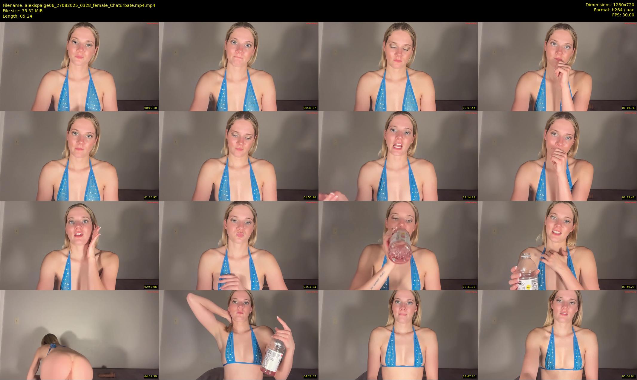 alexispaige06 — 6 minute Chaturbate female cam show recording, 720p, Aug 27, 2025