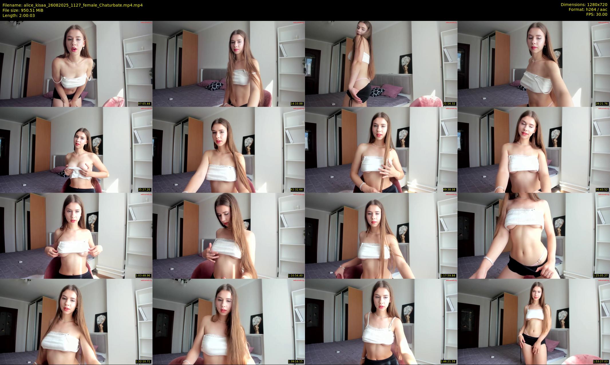alice_kisaa — 121 minute Chaturbate female cam show recording, 720p, Aug 26, 2025
