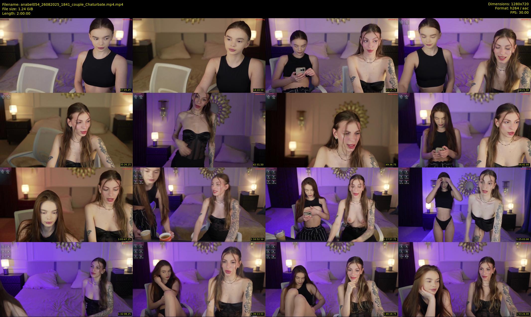 anabel054 — 120 minute Chaturbate female cam show recording, 720p, Aug 26, 2025
