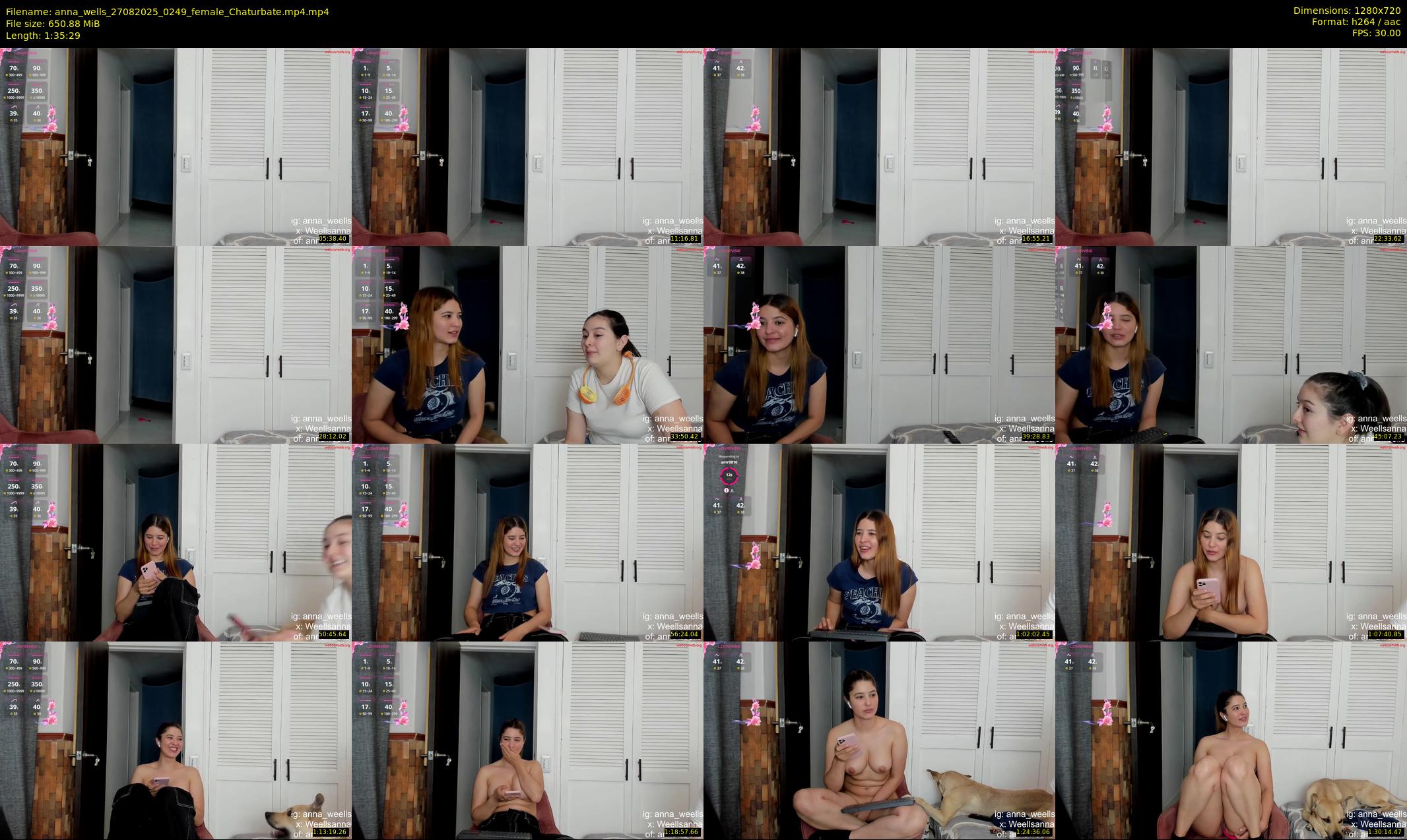 anna_wells — 96 minute Chaturbate female cam show recording, 720p, Aug 27, 2025