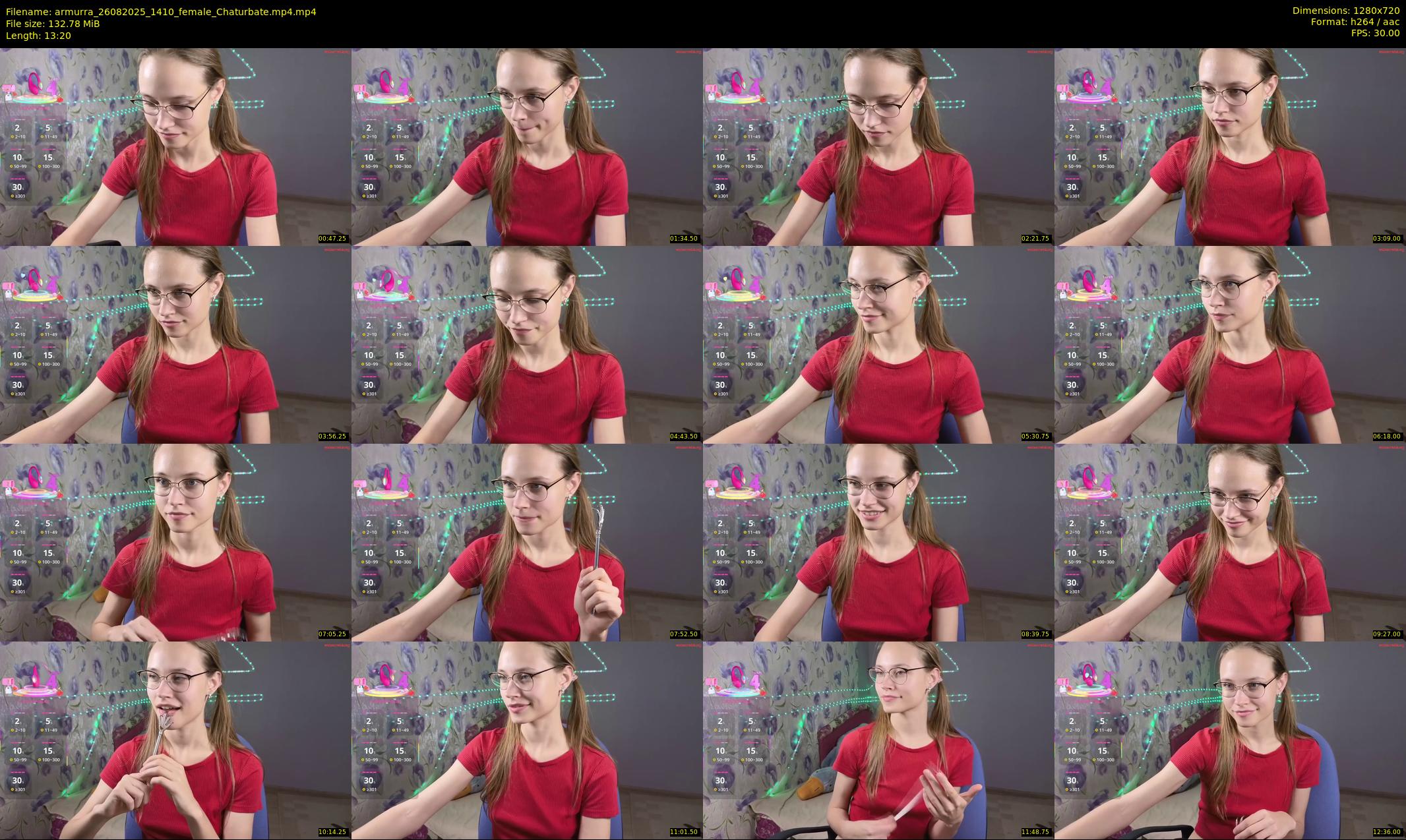 armurra — 14 minute Chaturbate female cam show recording, 720p, Aug 26, 2025