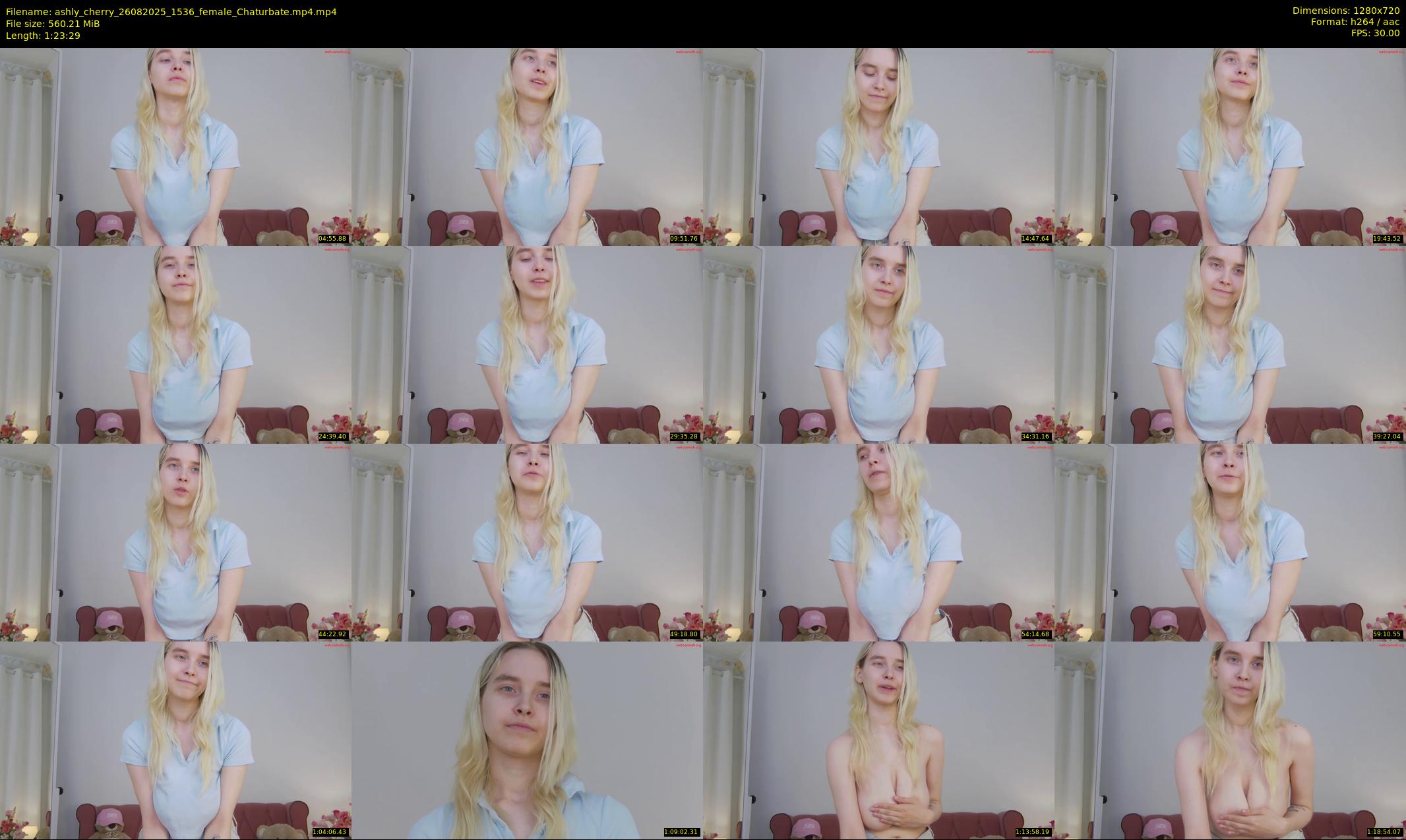 ashly_cherry — 84 minute Chaturbate female cam show recording, 720p, Aug 26, 2025