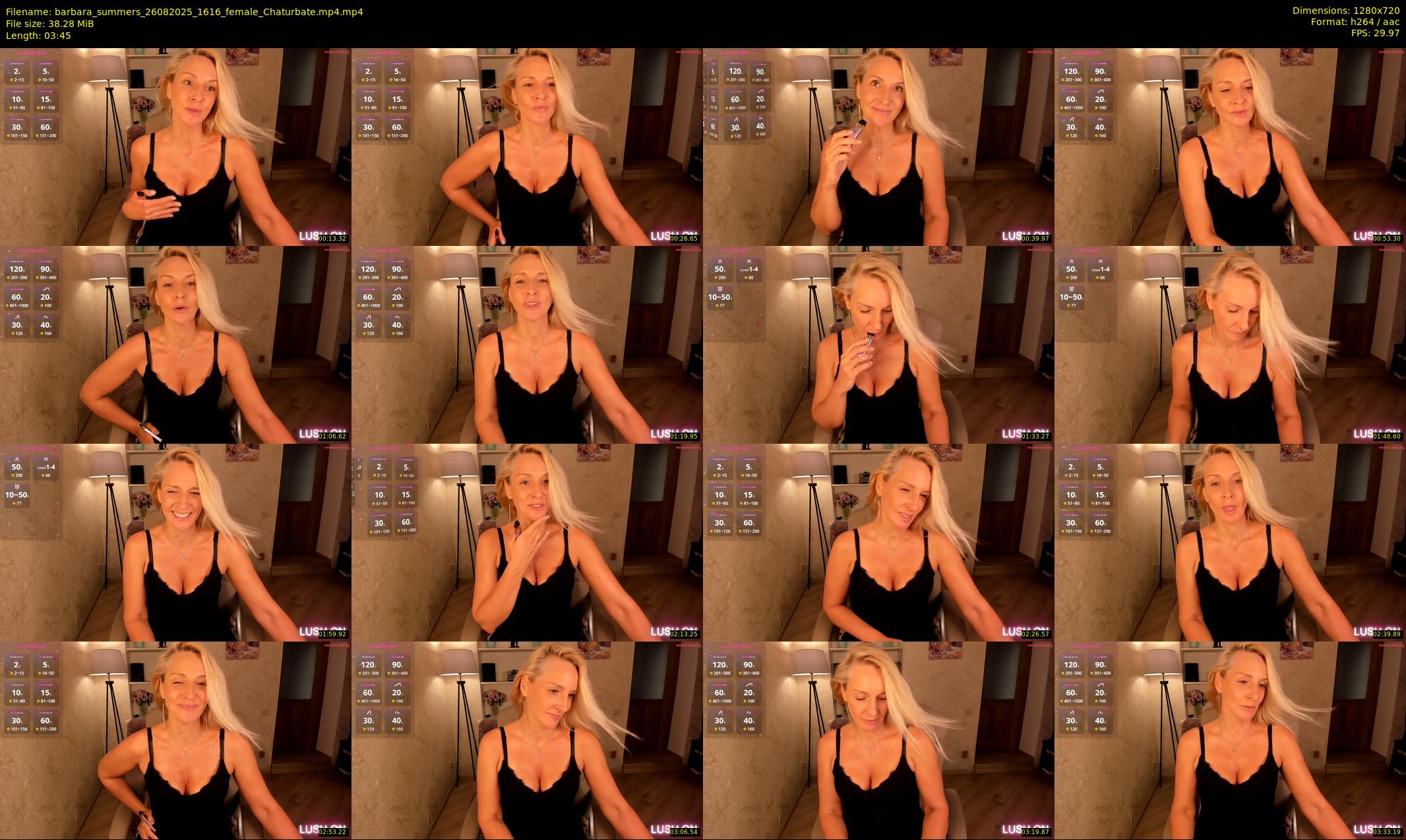 barbara_summers — 4 minute Chaturbate female cam show recording, 720p, Aug 26, 2025