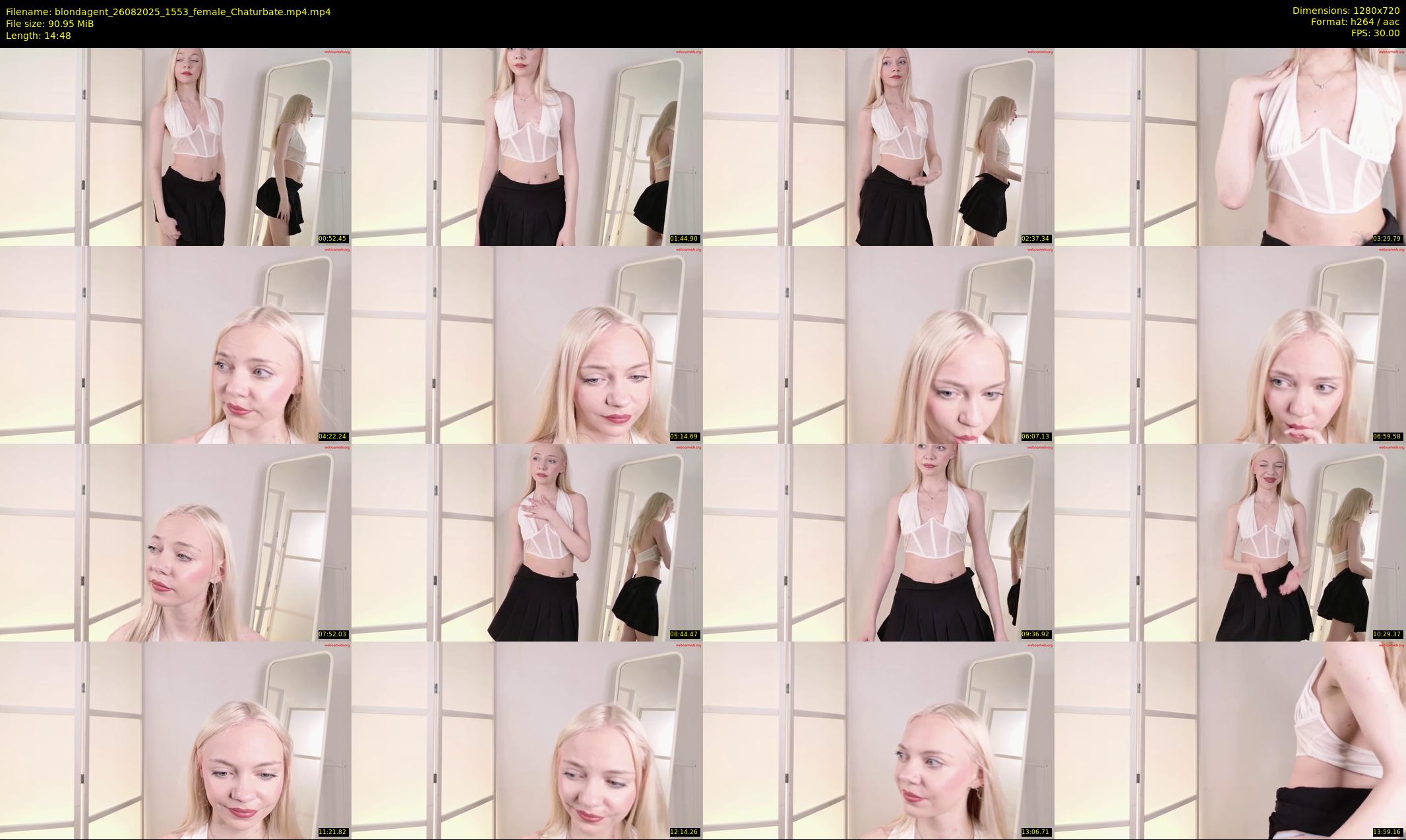 blondagent — 15 minute Chaturbate female cam show recording, 720p, Aug 26, 2025