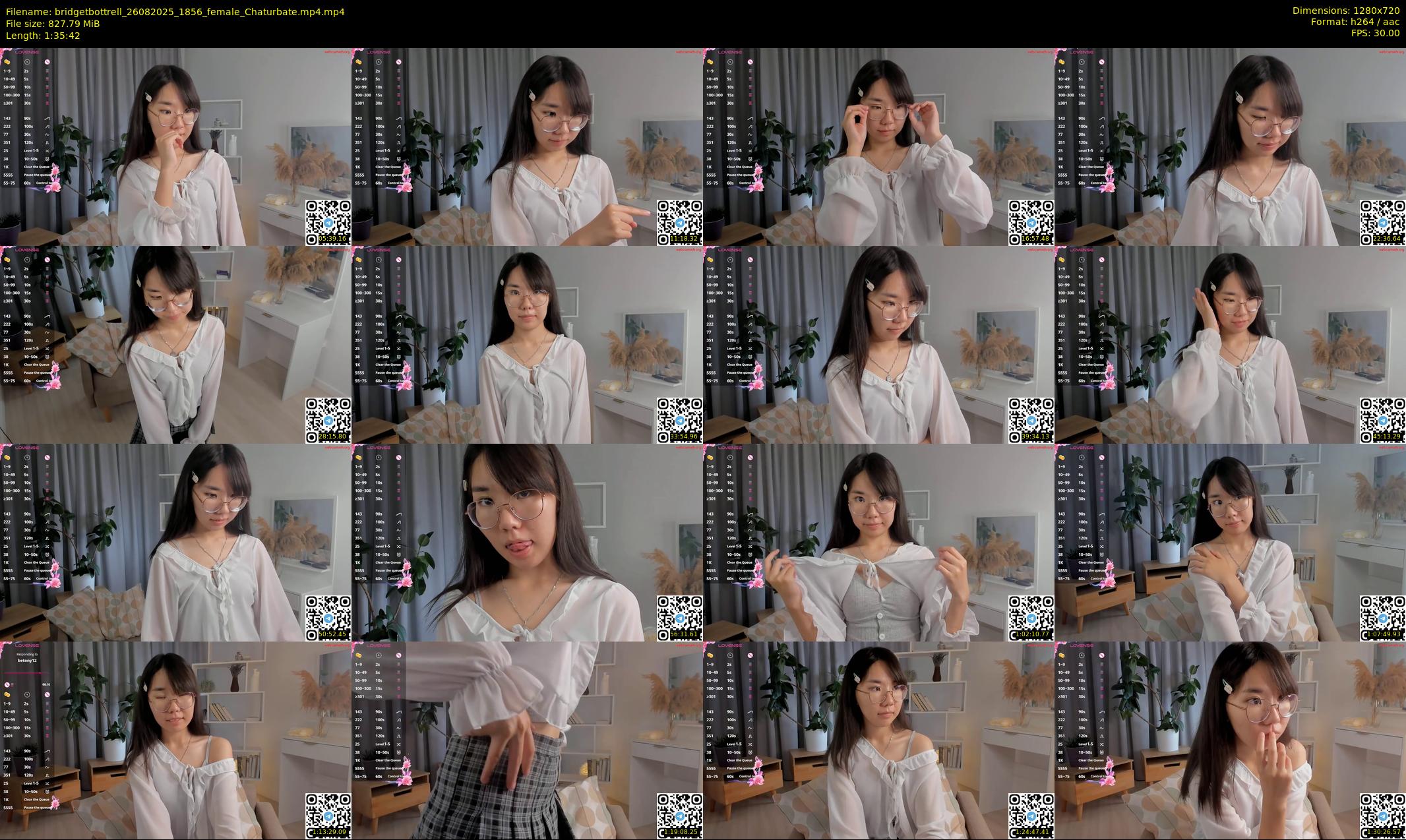 bridgetbottrell — 96 minute Chaturbate female cam show recording, 720p, Aug 26, 2025