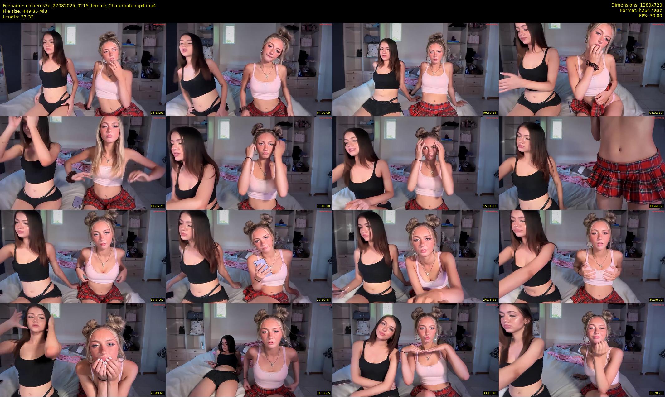 chloeros3e — 38 minute Chaturbate female cam show recording, 720p, Aug 27, 2025