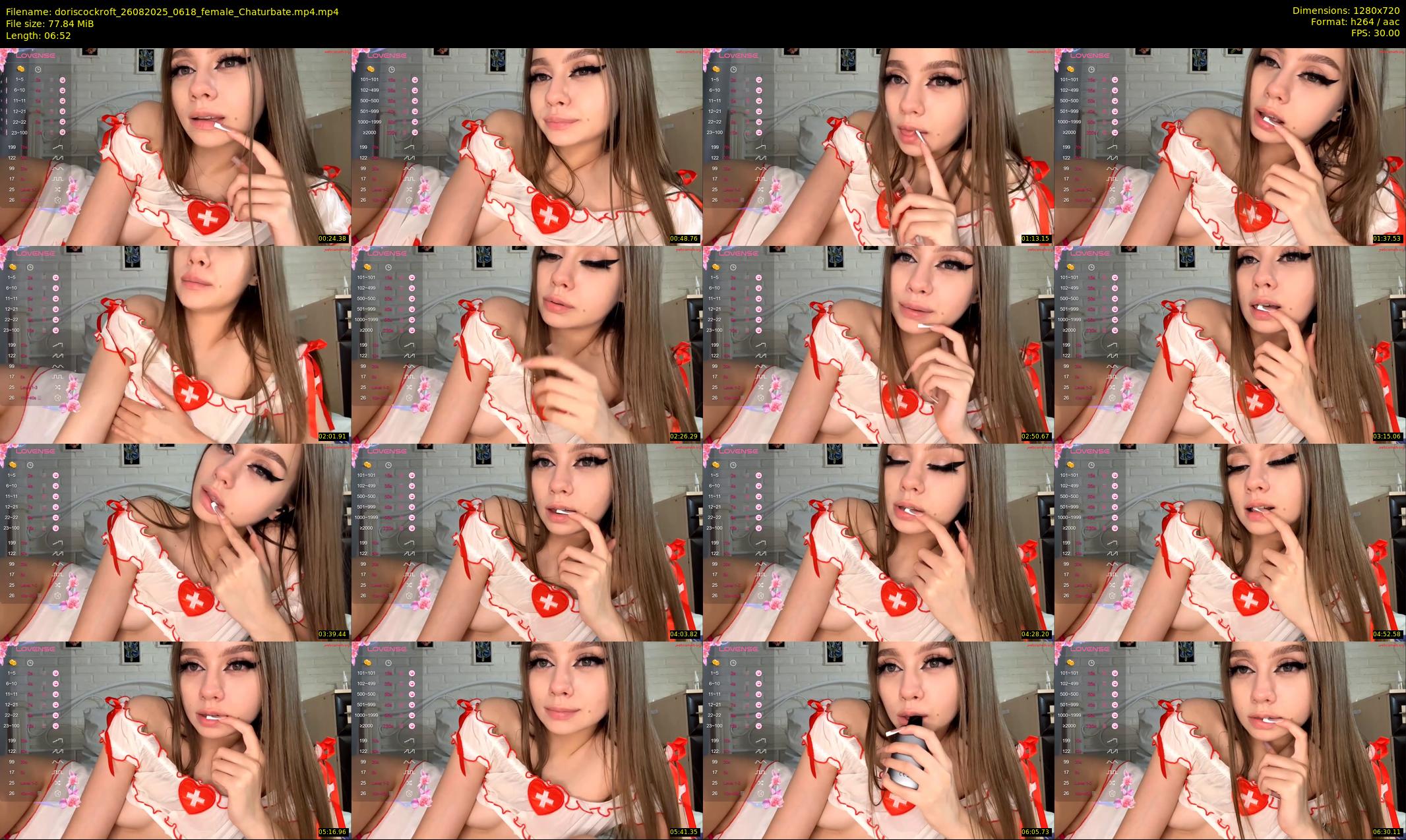 doriscockroft — 7 minute Chaturbate female cam show recording, 720p, Aug 26, 2025