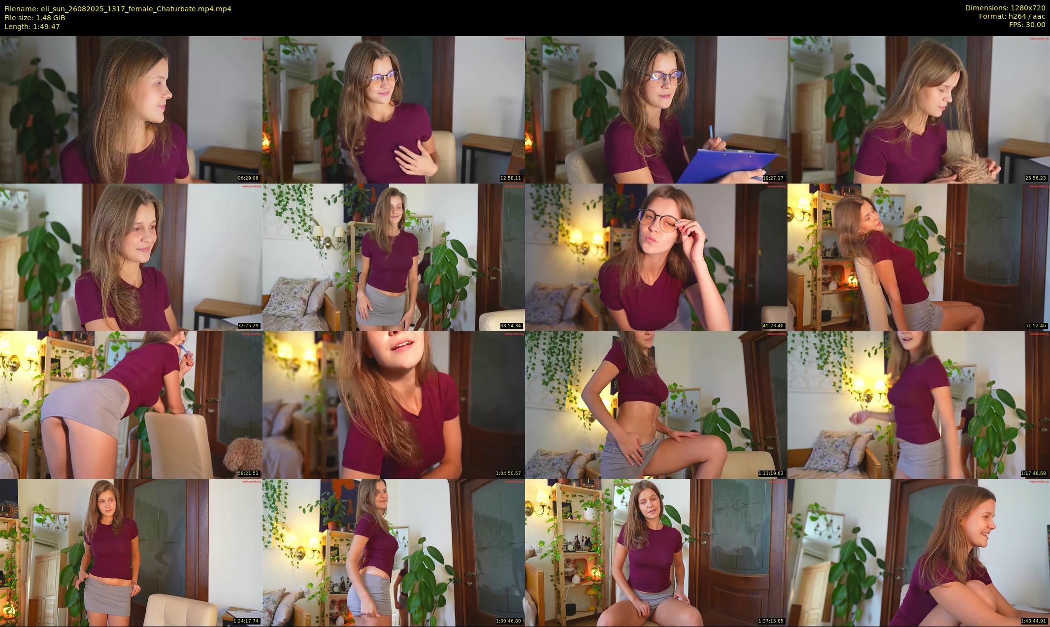 eli_sun — 110 minute Chaturbate female cam show recording, 720p, Aug 26, 2025