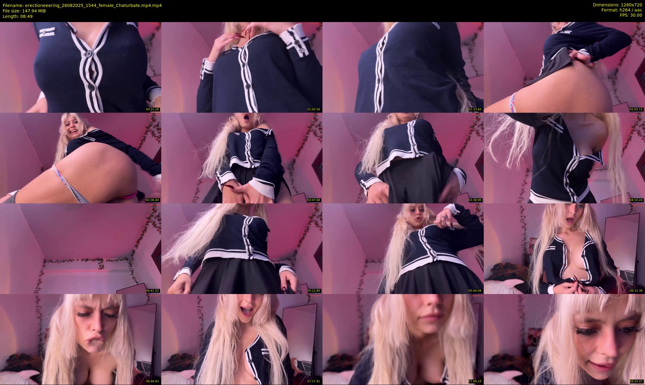 erectioneeering — 9 minute Chaturbate female cam show recording, 720p, Aug 26, 2025