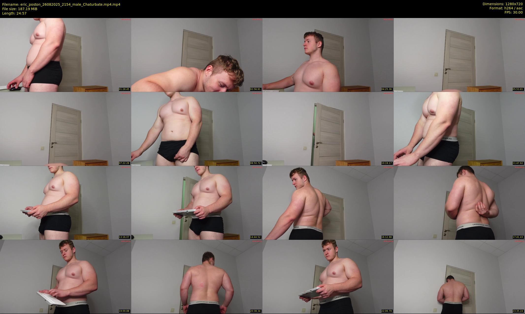 eric_poston — 25 minute Chaturbate male cam show recording, 720p, Aug 26, 2025