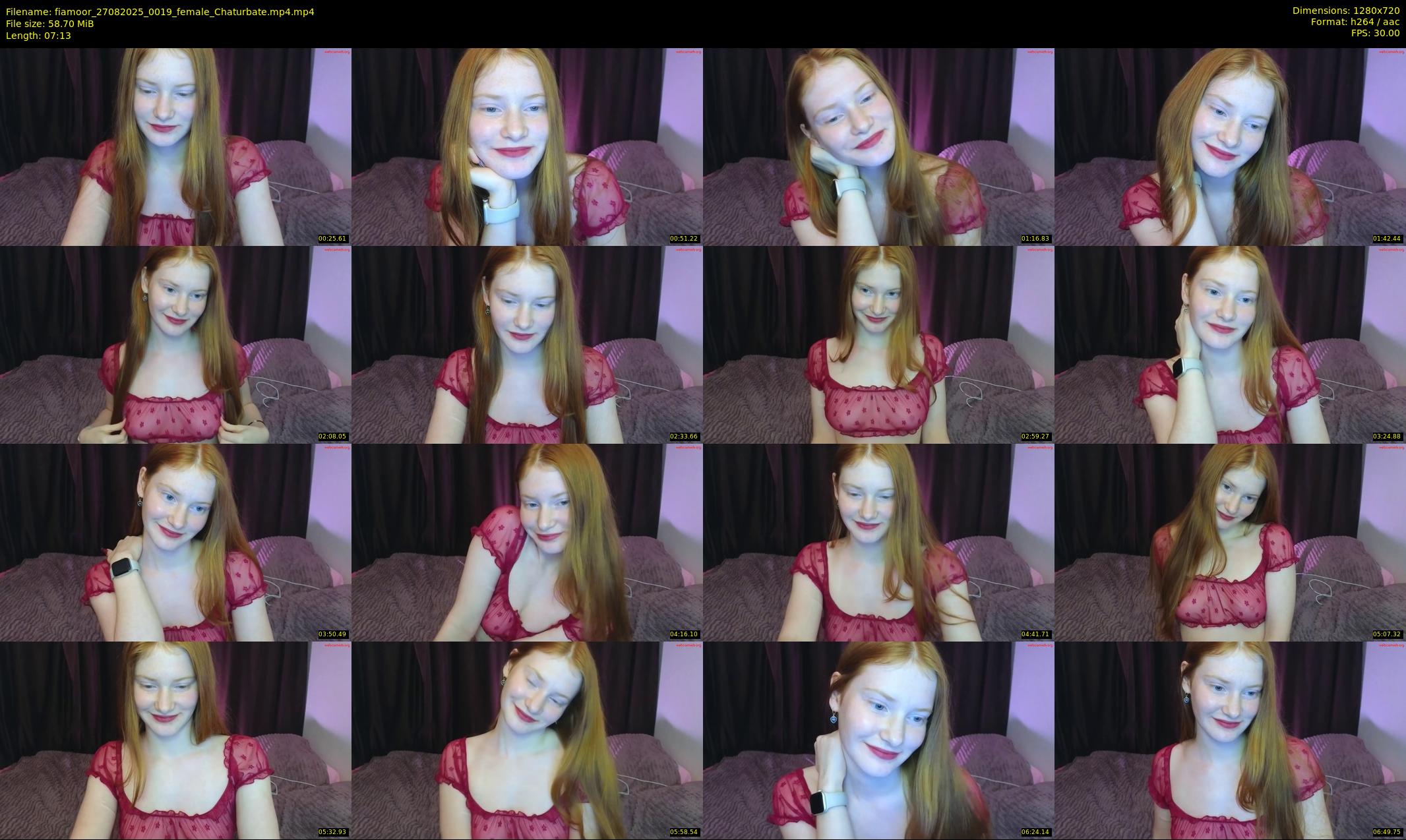 fiamoor — 8 minute Chaturbate female cam show recording, 720p, Aug 27, 2025