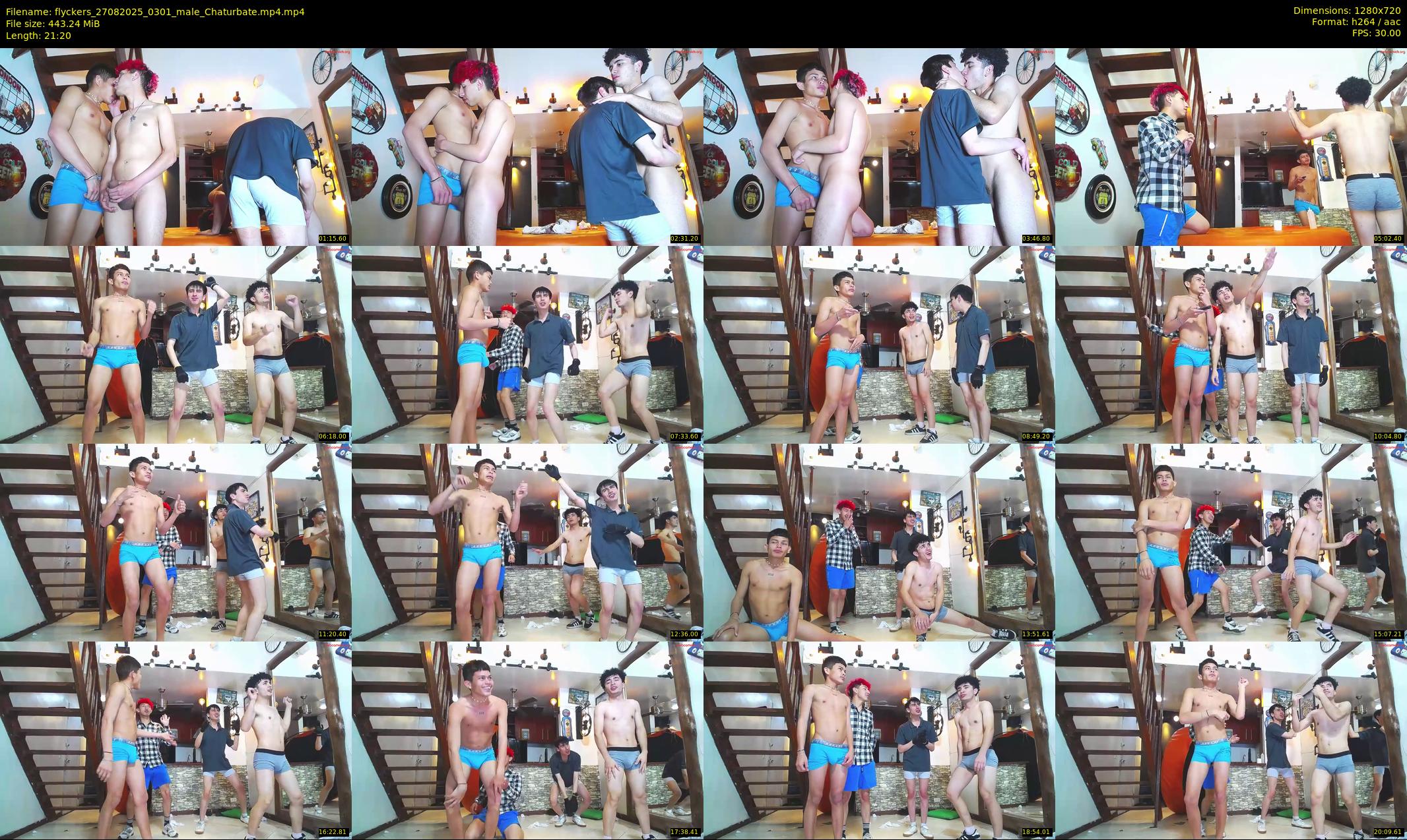 flyckers — 22 minute Chaturbate male cam show recording, 720p, Aug 27, 2025