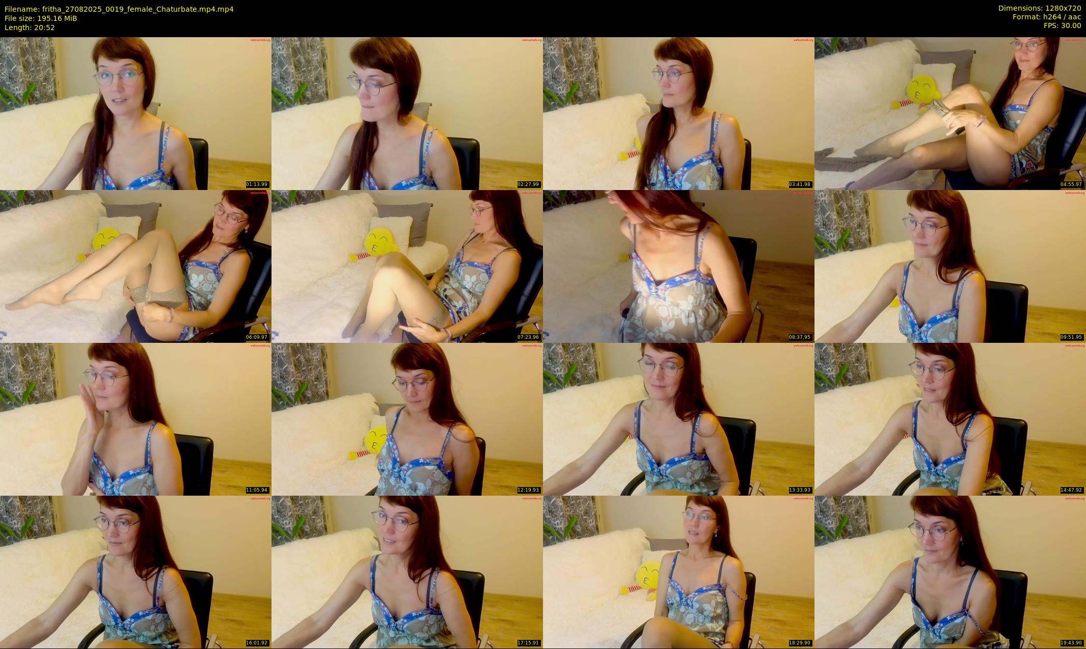 fritha — 21 minute Chaturbate female cam show recording, 720p, Aug 27, 2025