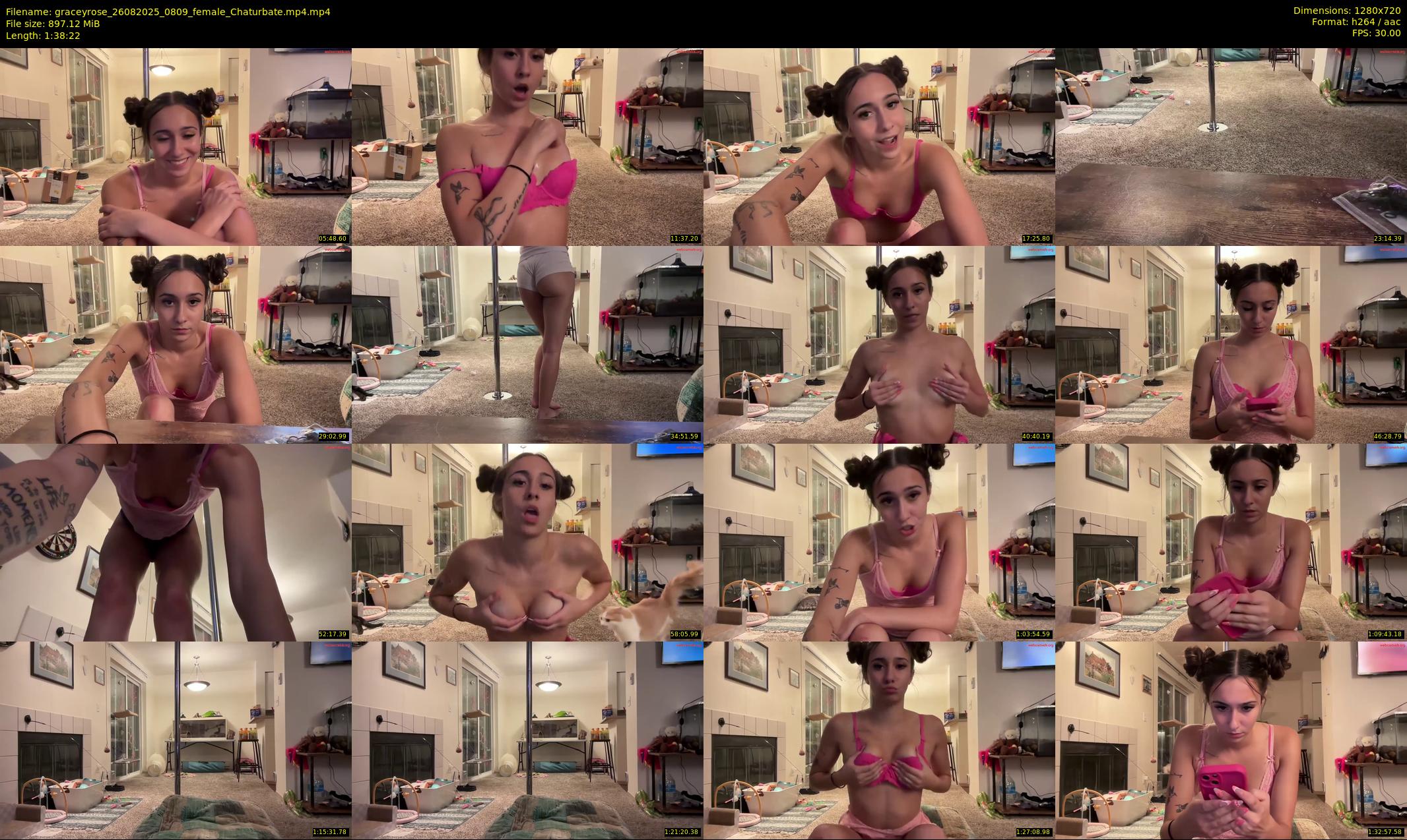 graceyrose — 99 minute Chaturbate female cam show recording, 720p, Aug 26, 2025