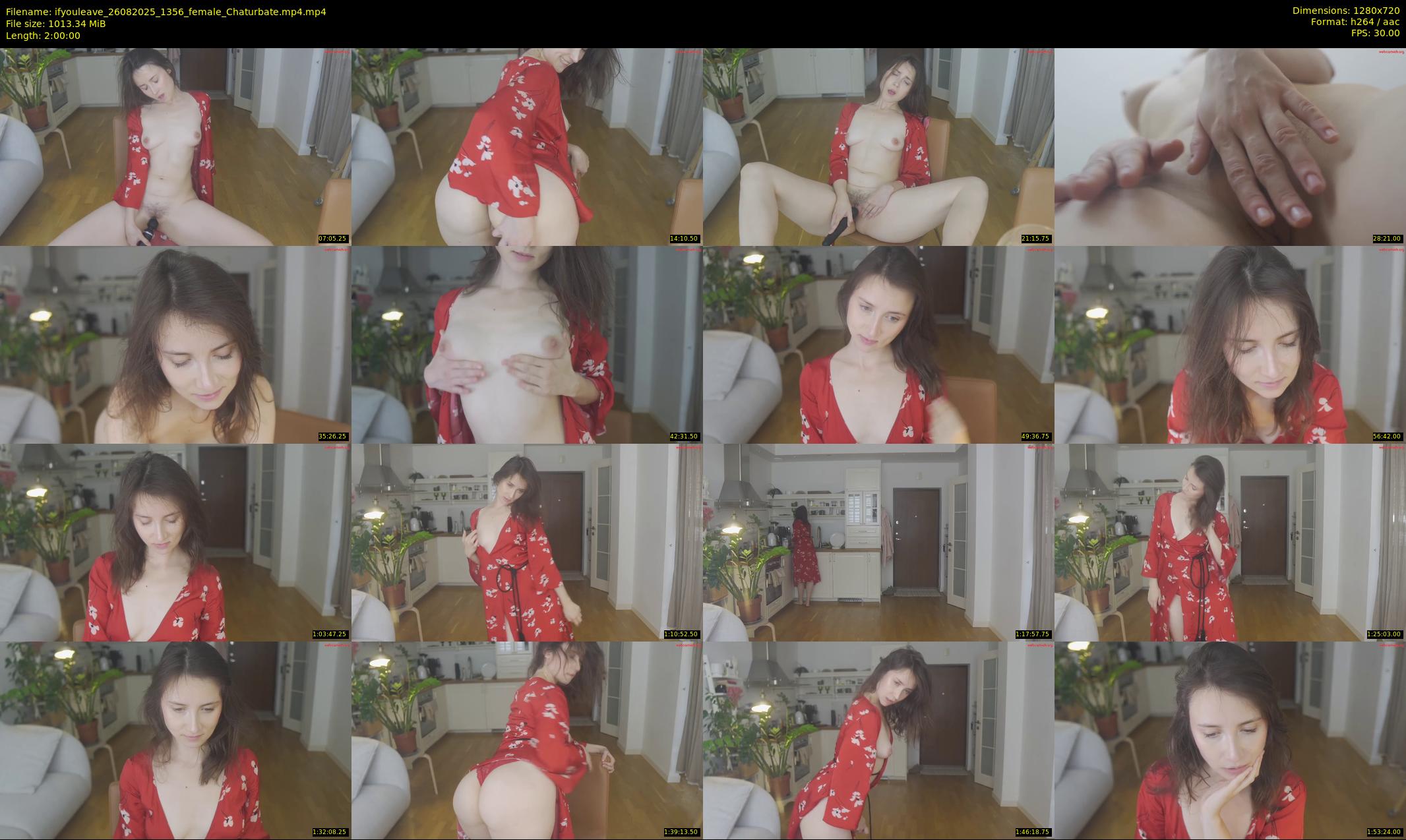 ifyouleave — 120 minute Chaturbate female cam show recording, 720p, Aug 26, 2025