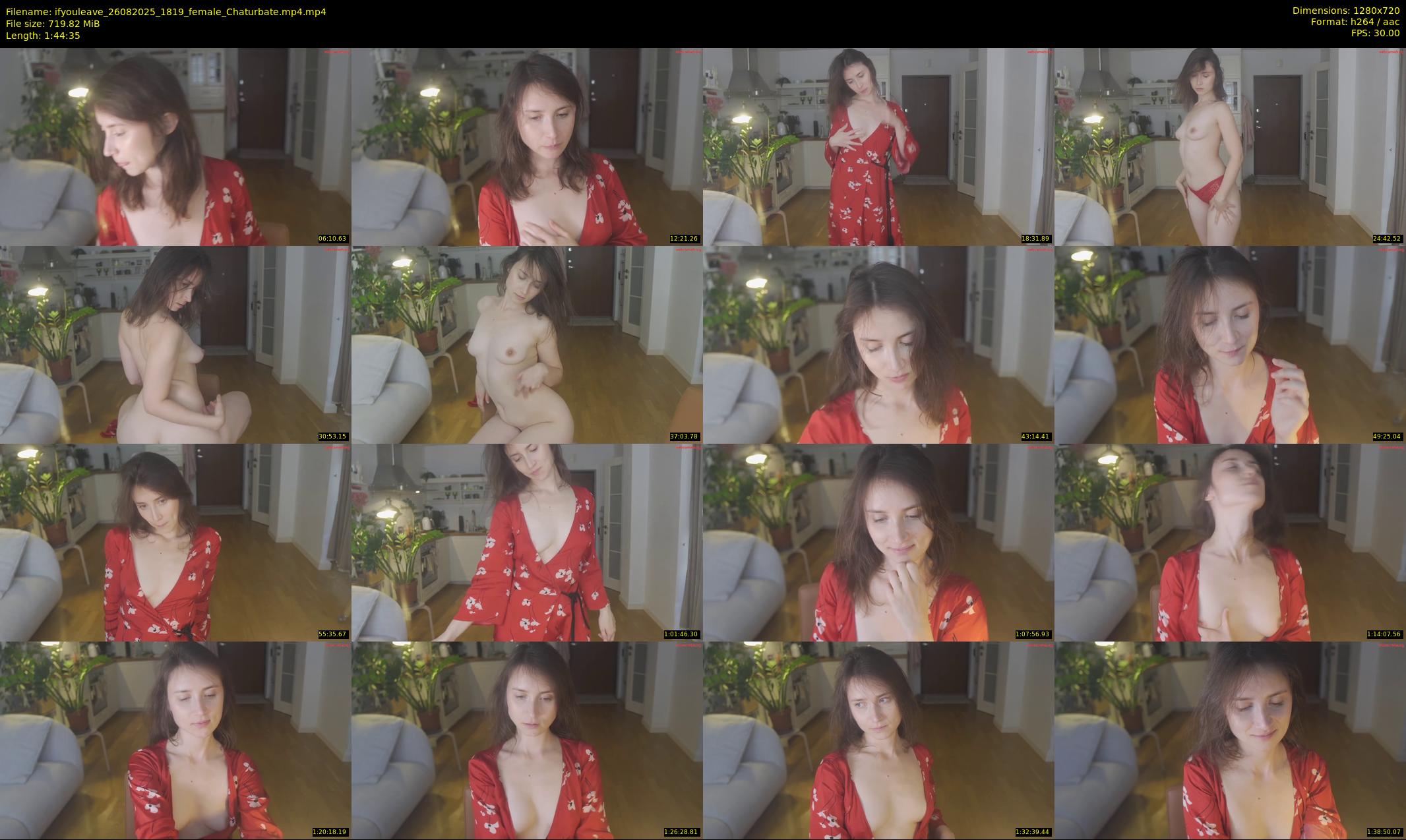 ifyouleave — 105 minute Chaturbate female cam show recording, 720p, Aug 26, 2025