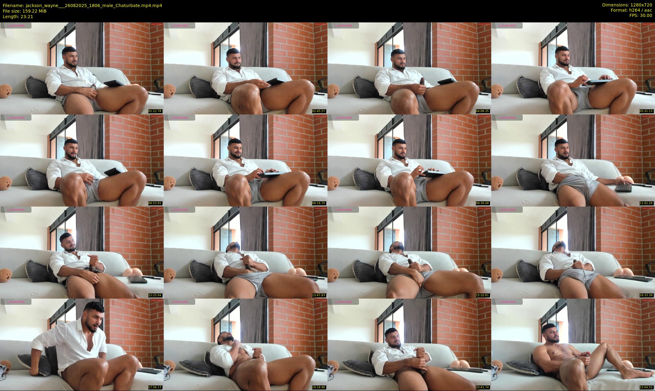 jackson_wayne__ — 24 minute Chaturbate male cam show recording, 720p, Aug 26, 2025
