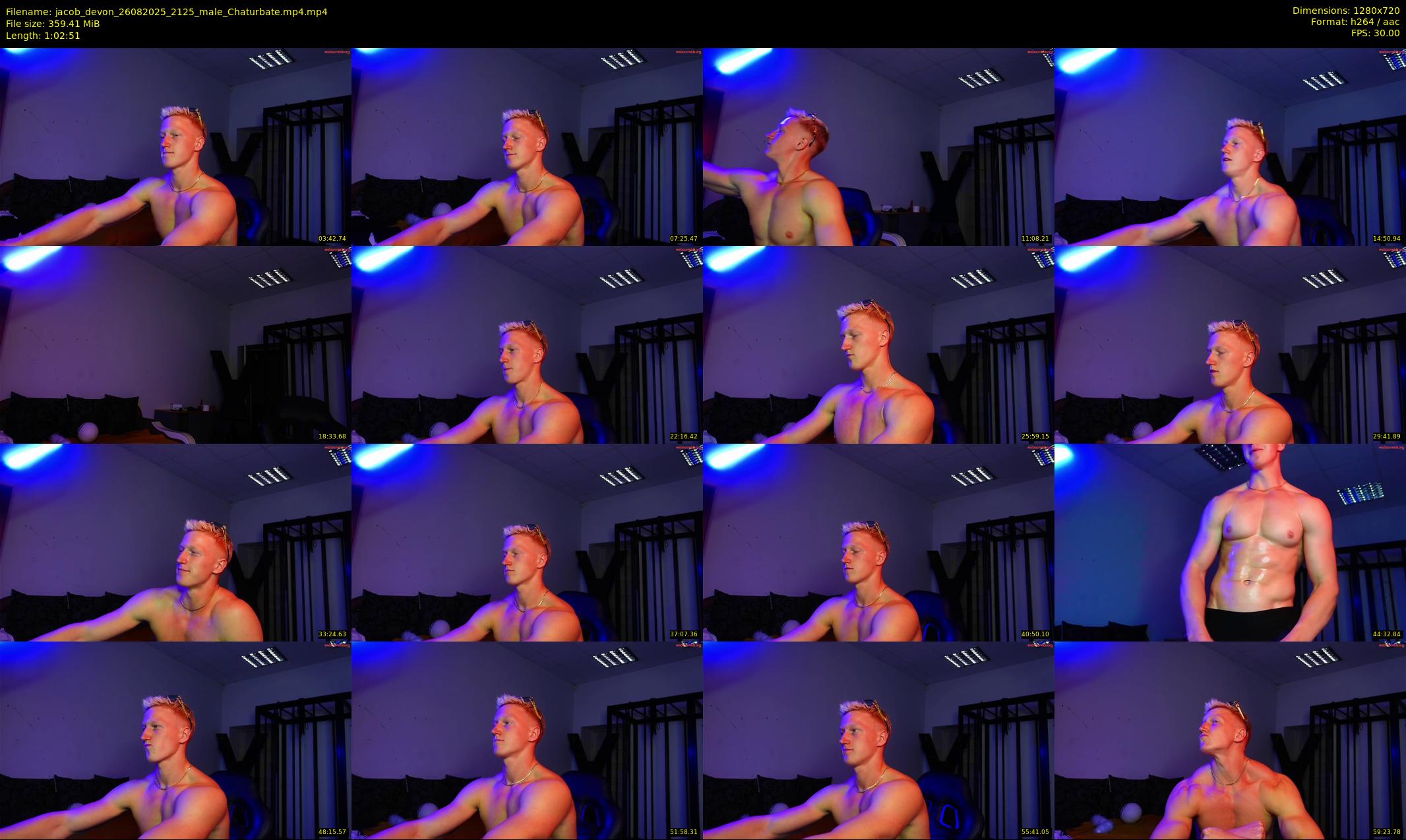 jacob_devon — 63 minute Chaturbate male cam show recording, 720p, Aug 26, 2025