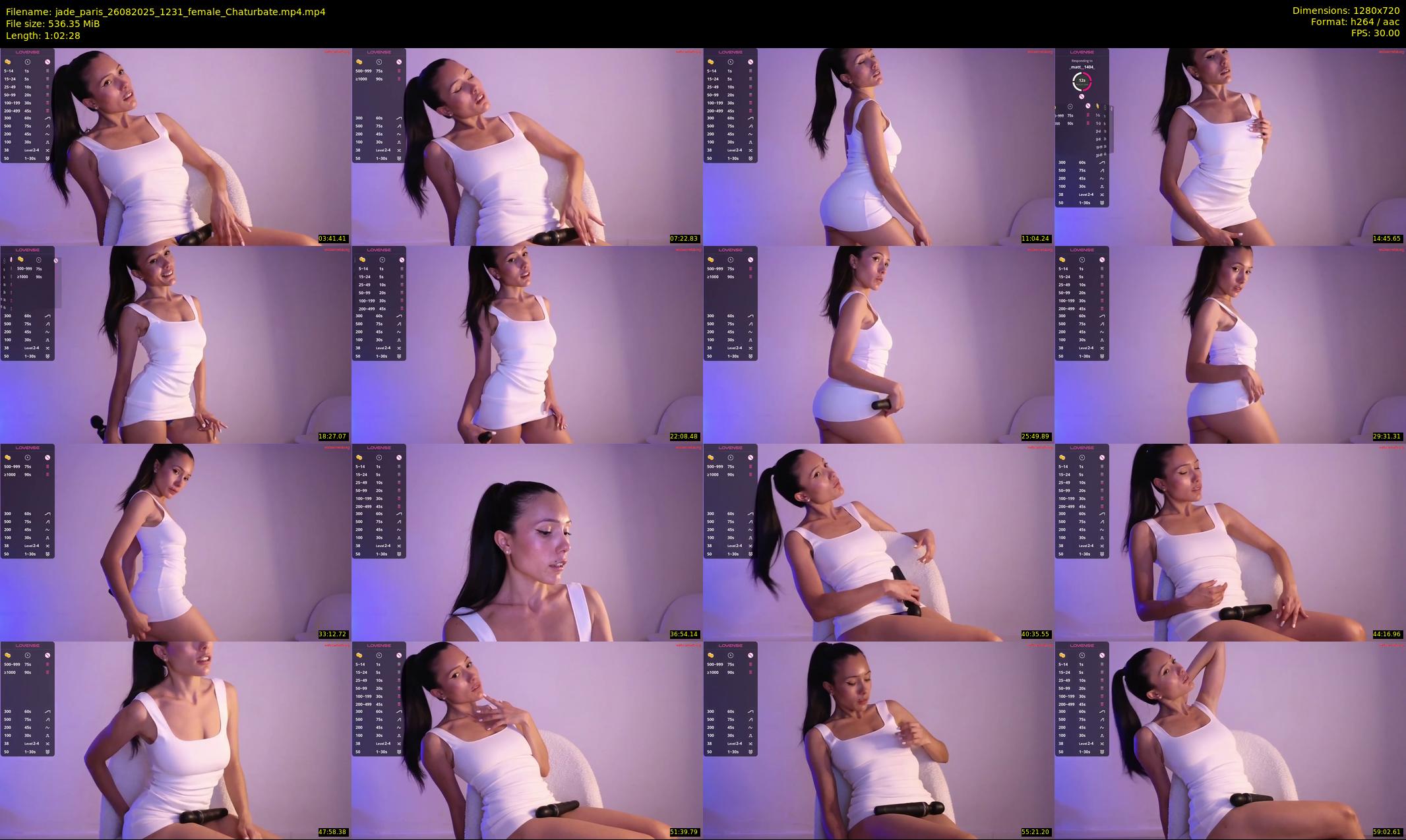 jade_paris — 63 minute Chaturbate female cam show recording, 720p, Aug 26, 2025