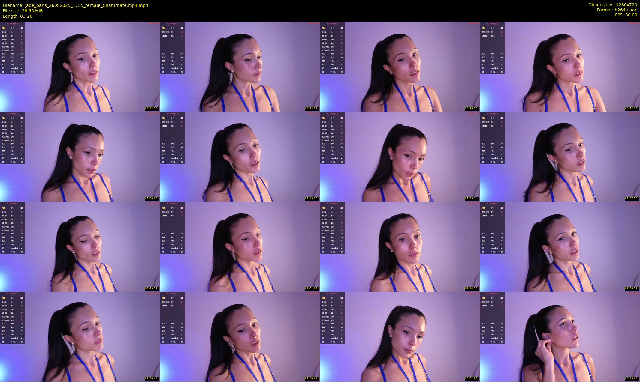 jade_paris — 4 minute Chaturbate female cam show recording, 720p, Aug 26, 2025