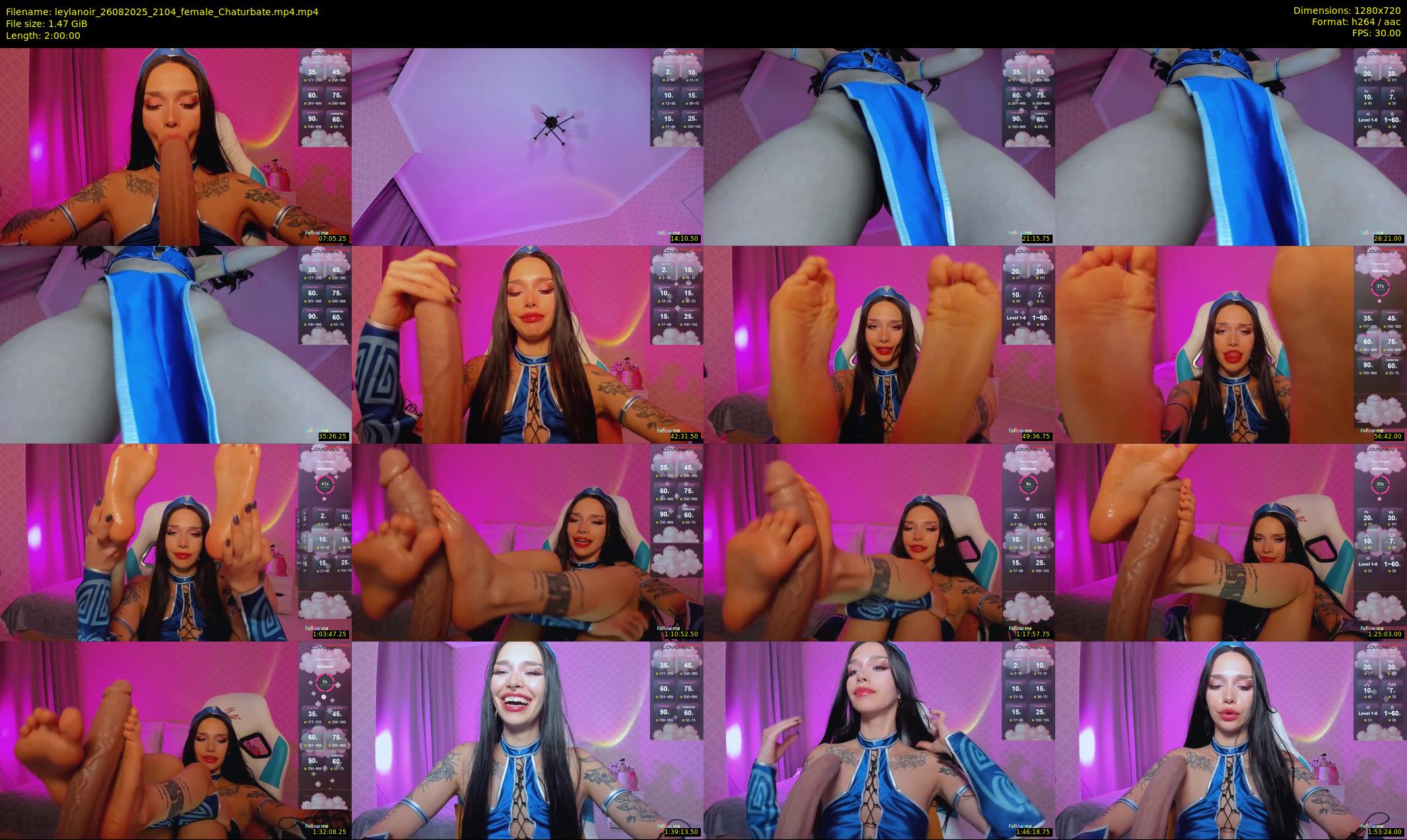 leylanoir — 120 minute Chaturbate female cam show recording, 720p, Aug 26, 2025