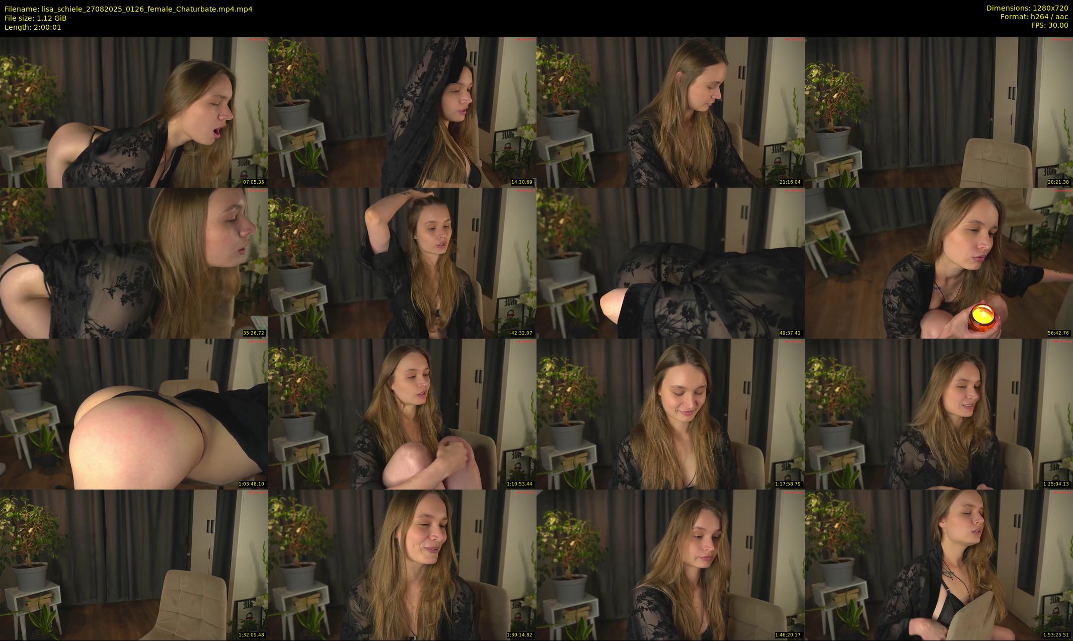 lisa_schiele — 121 minute Chaturbate female cam show recording, 720p, Aug 27, 2025