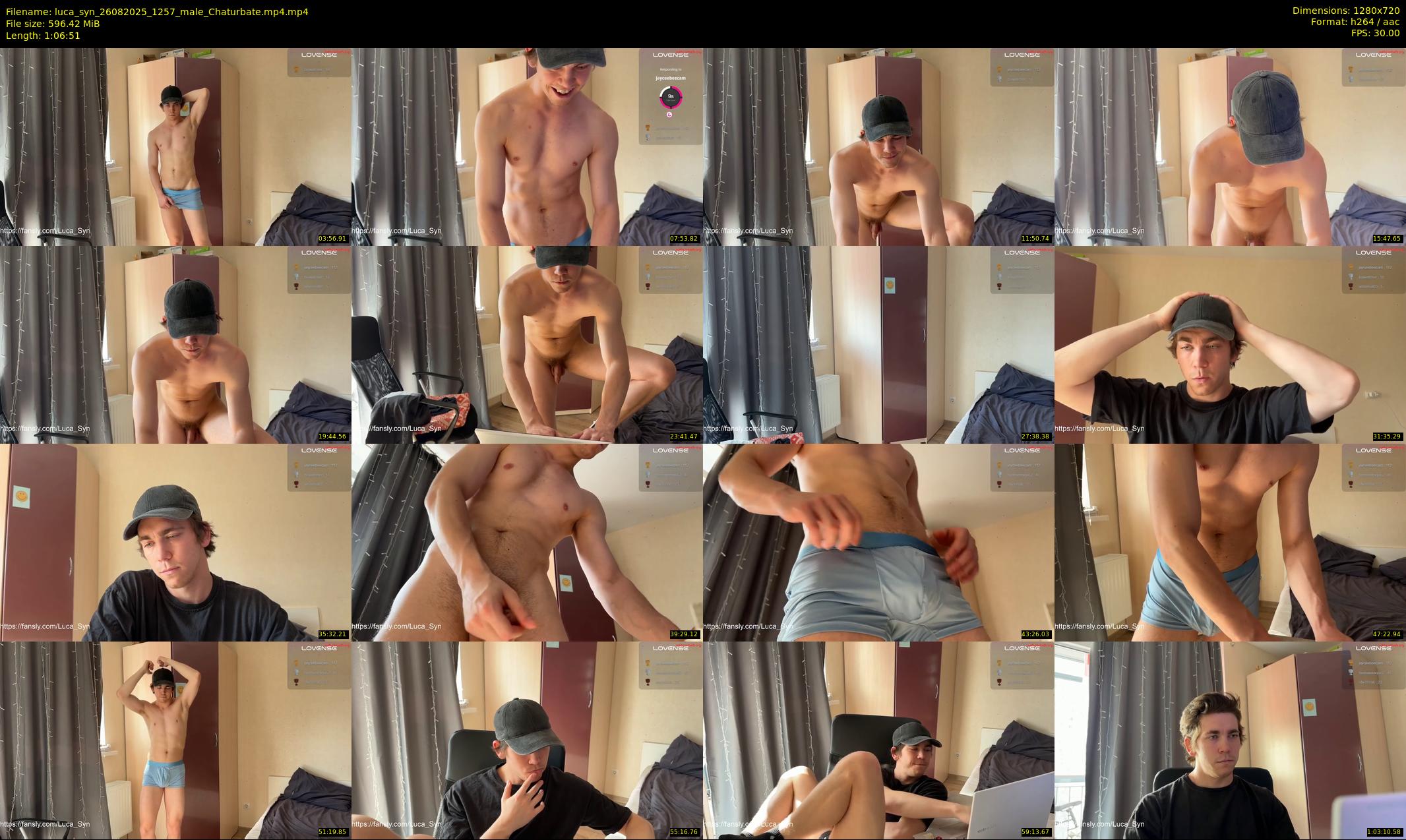 luca_syn — 67 minute Chaturbate male cam show recording, 720p, Aug 26, 2025