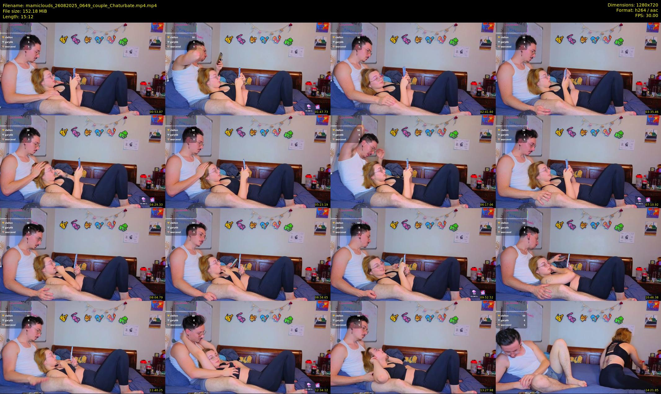 mamiclouds — 16 minute Chaturbate female cam show recording, 720p, Aug 26, 2025