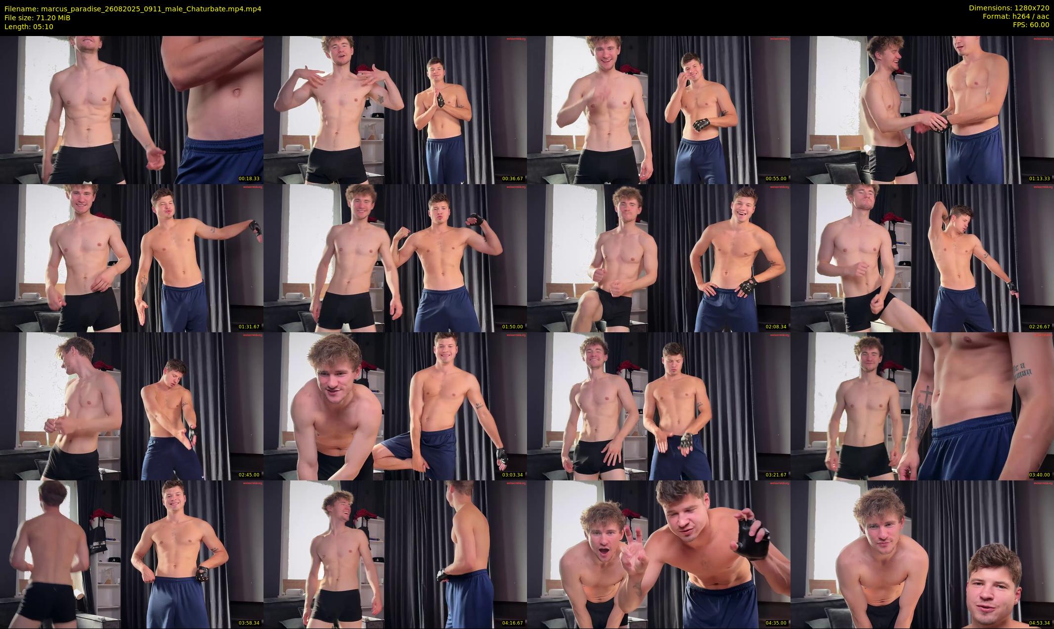 marcus_paradise — 6 minute Chaturbate male cam show recording, 720p, Aug 26, 2025