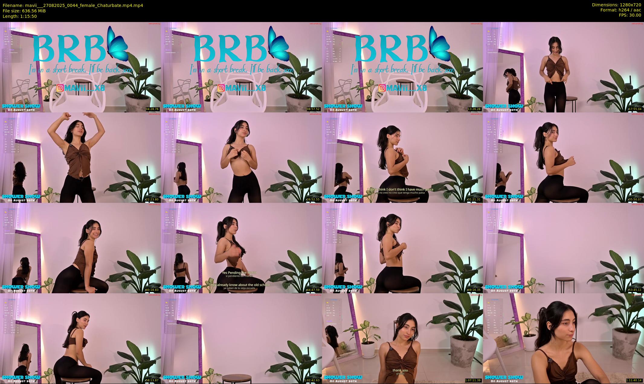mavii__ — 76 minute Chaturbate female cam show recording, 720p, Aug 27, 2025