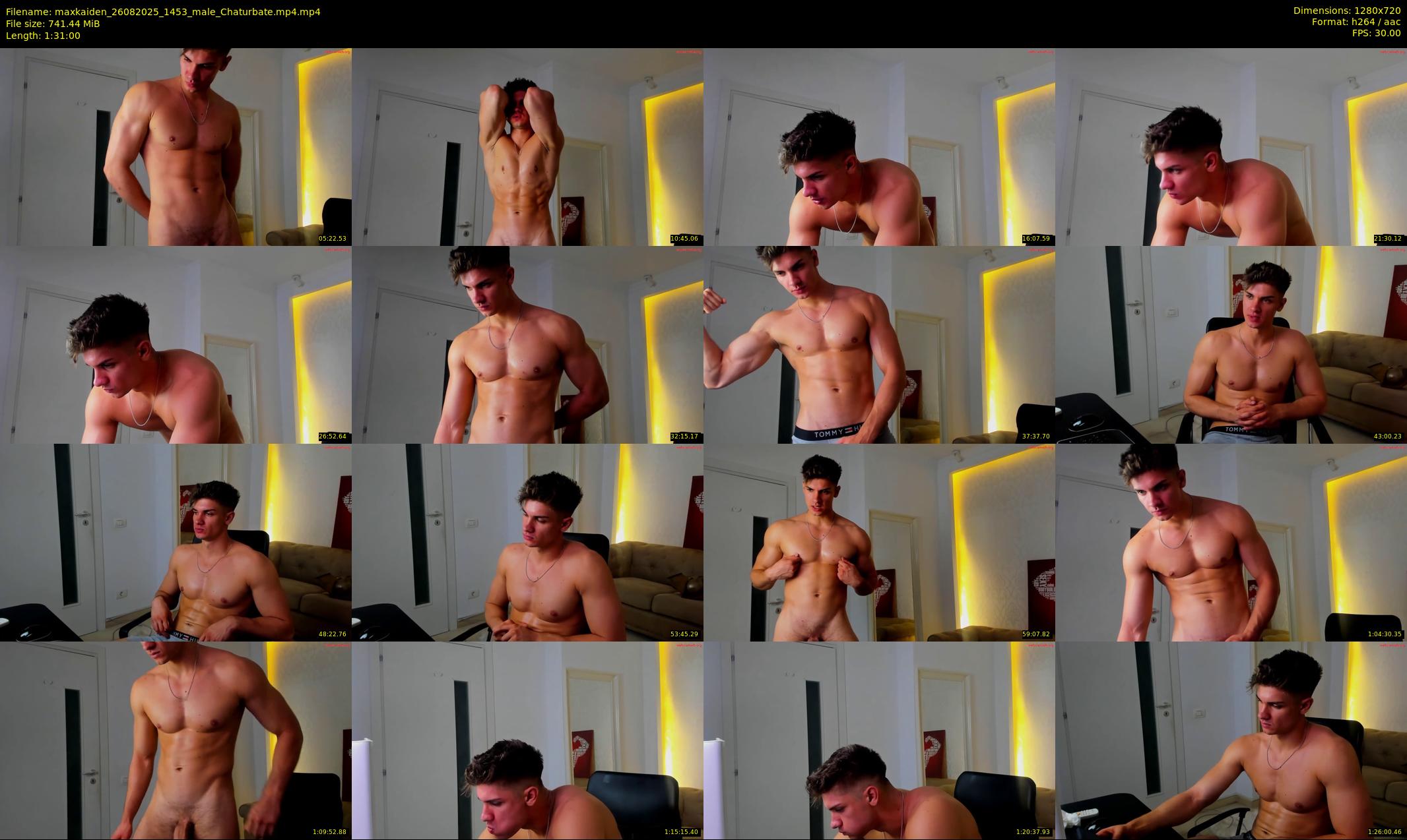 maxkaiden — 91 minute Chaturbate male cam show recording, 720p, Aug 26, 2025