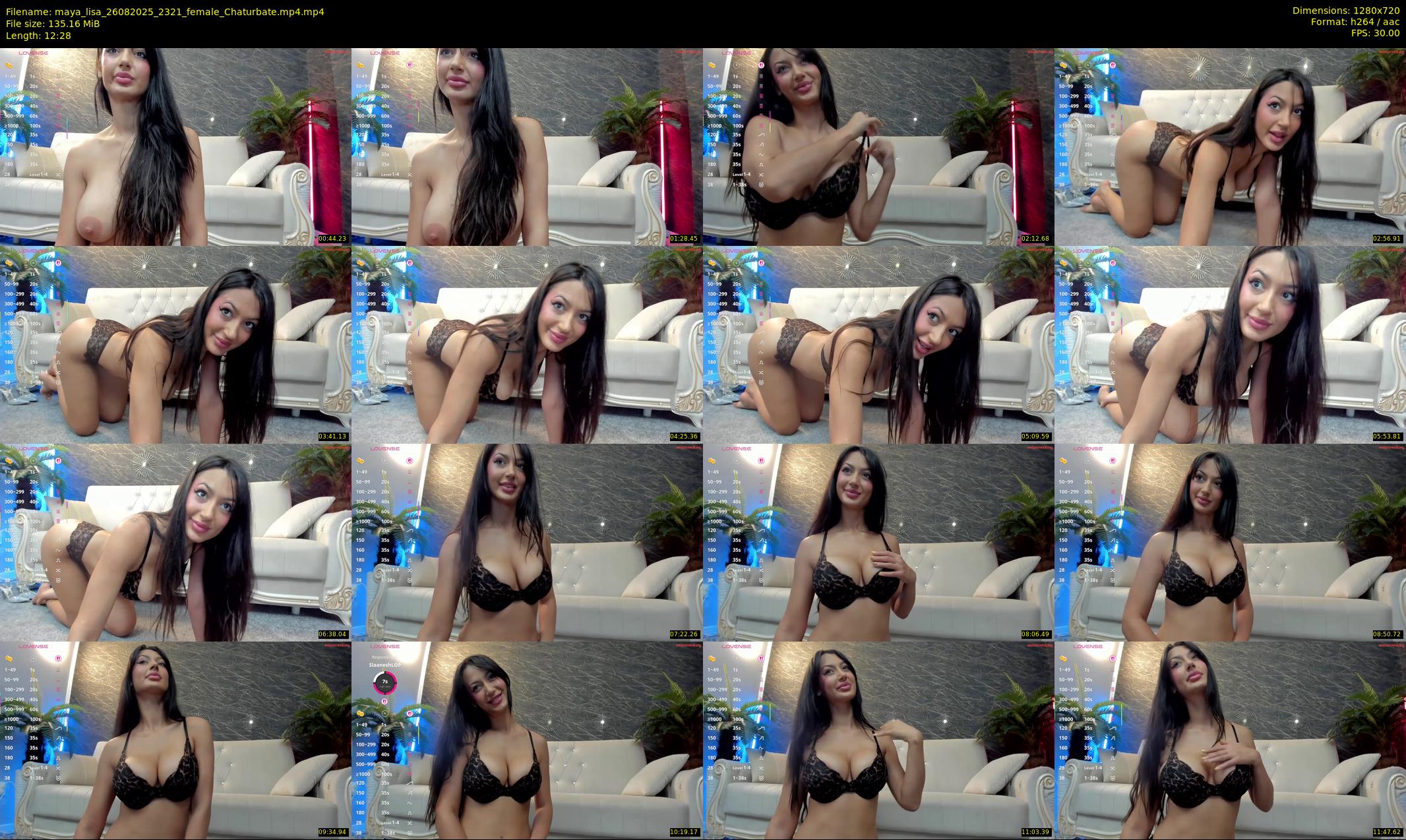 maya_lisa — 13 minute Chaturbate female cam show recording, 720p, Aug 26, 2025