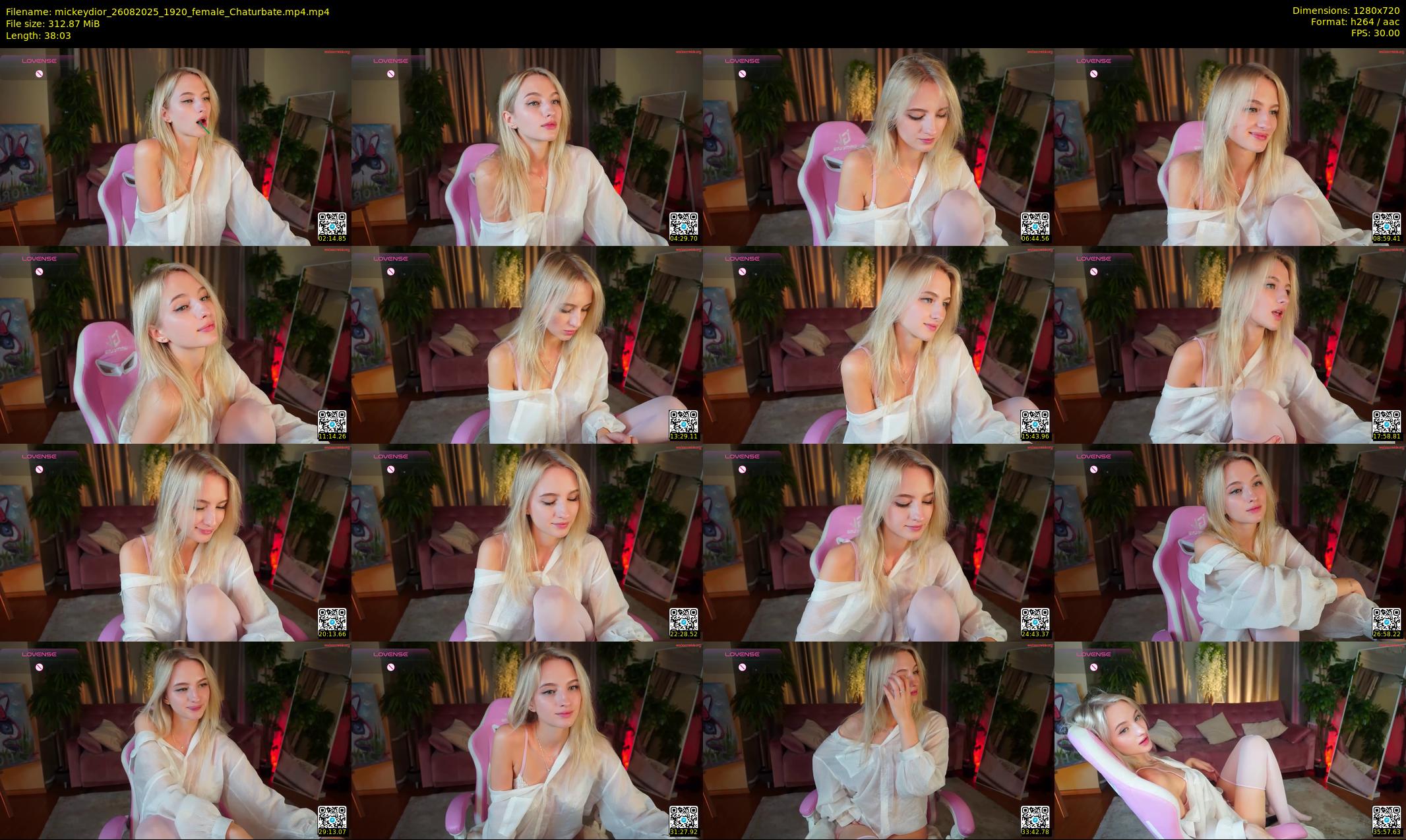 mickeydior — 39 minute Chaturbate female cam show recording, 720p, Aug 26, 2025