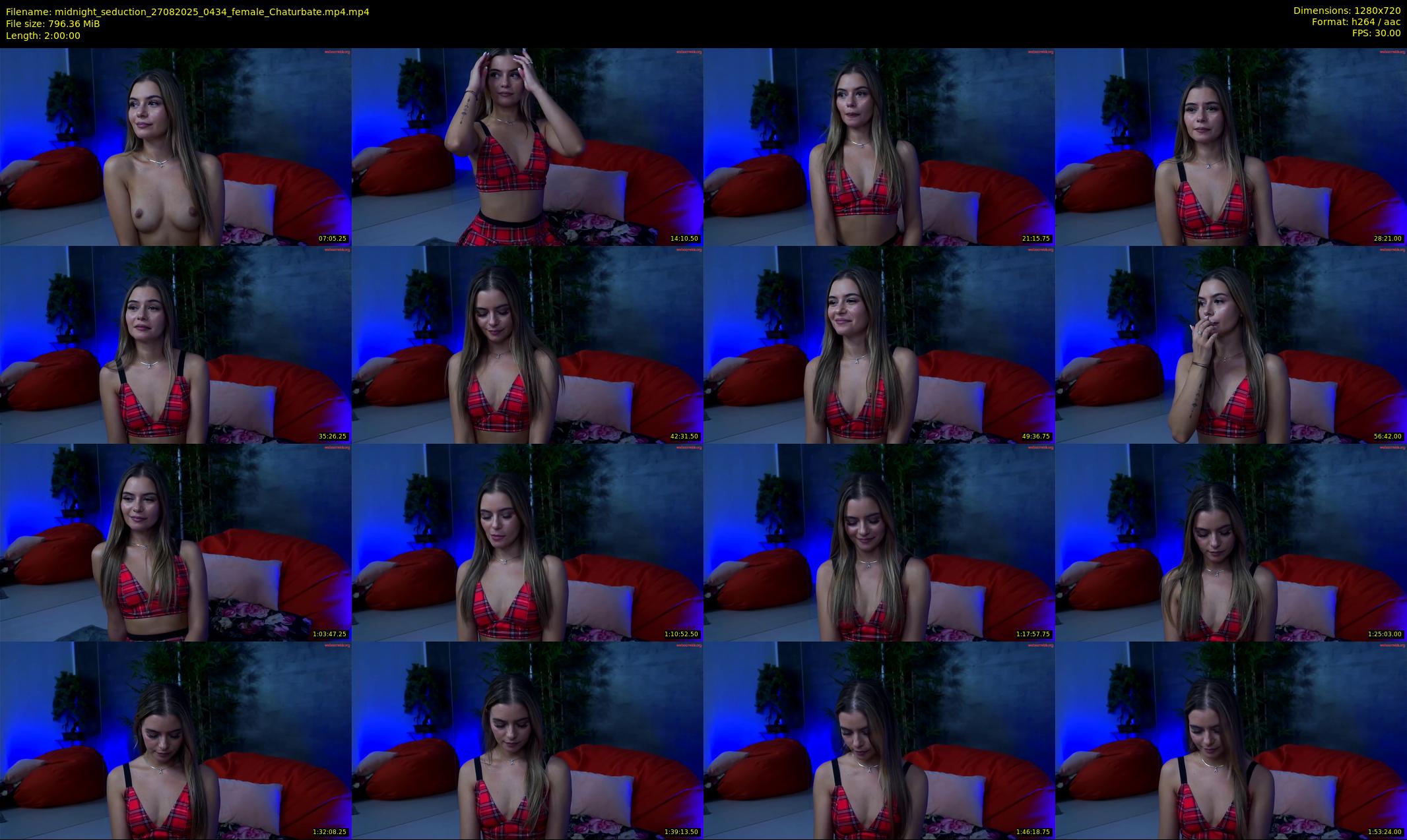 midnight_seduction — 120 minute Chaturbate female cam show recording, 720p, Aug 27, 2025