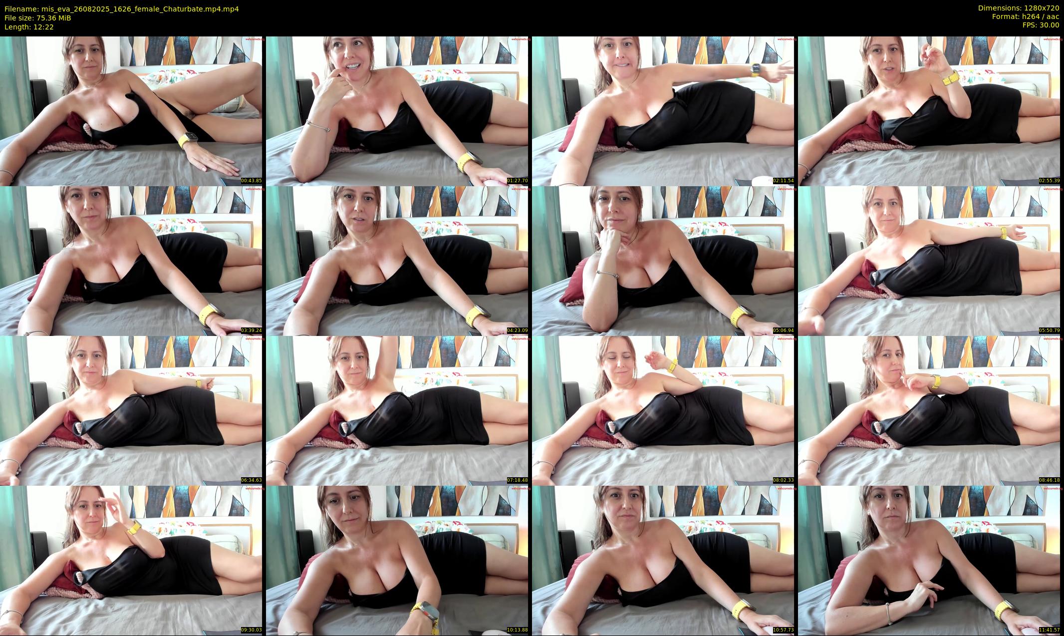 mis_eva — 13 minute Chaturbate female cam show recording, 720p, Aug 26, 2025