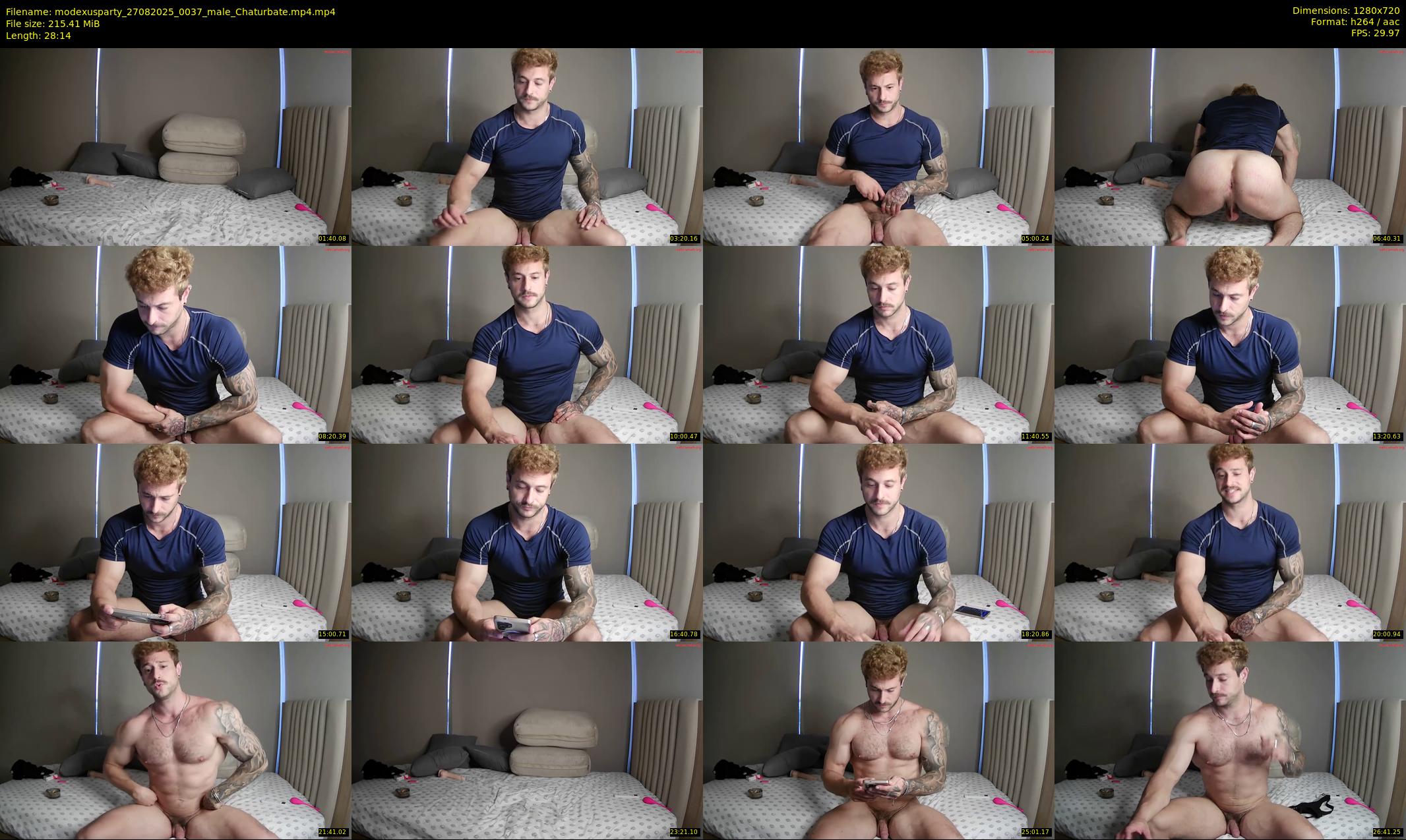modexusparty — 29 minute Chaturbate male cam show recording, 720p, Aug 27, 2025