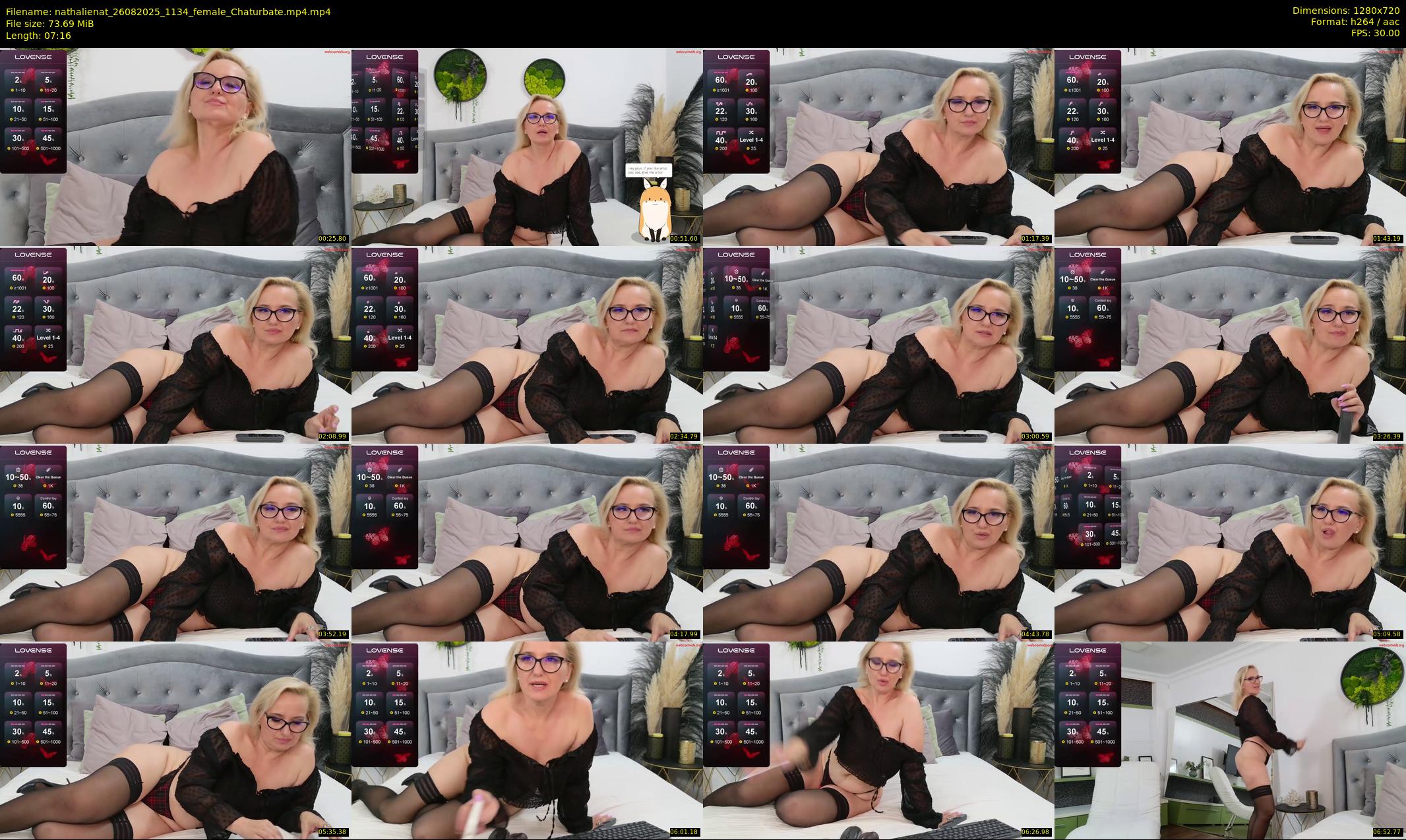 nathalienat — 8 minute Chaturbate female cam show recording, 720p, Aug 26, 2025