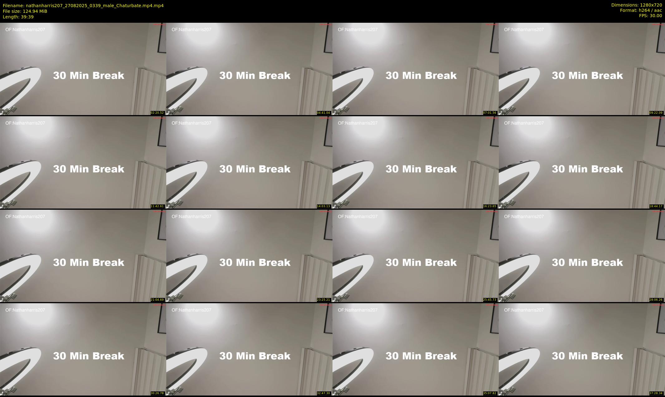 nathanharris207 — 40 minute Chaturbate male cam show recording, 720p, Aug 27, 2025