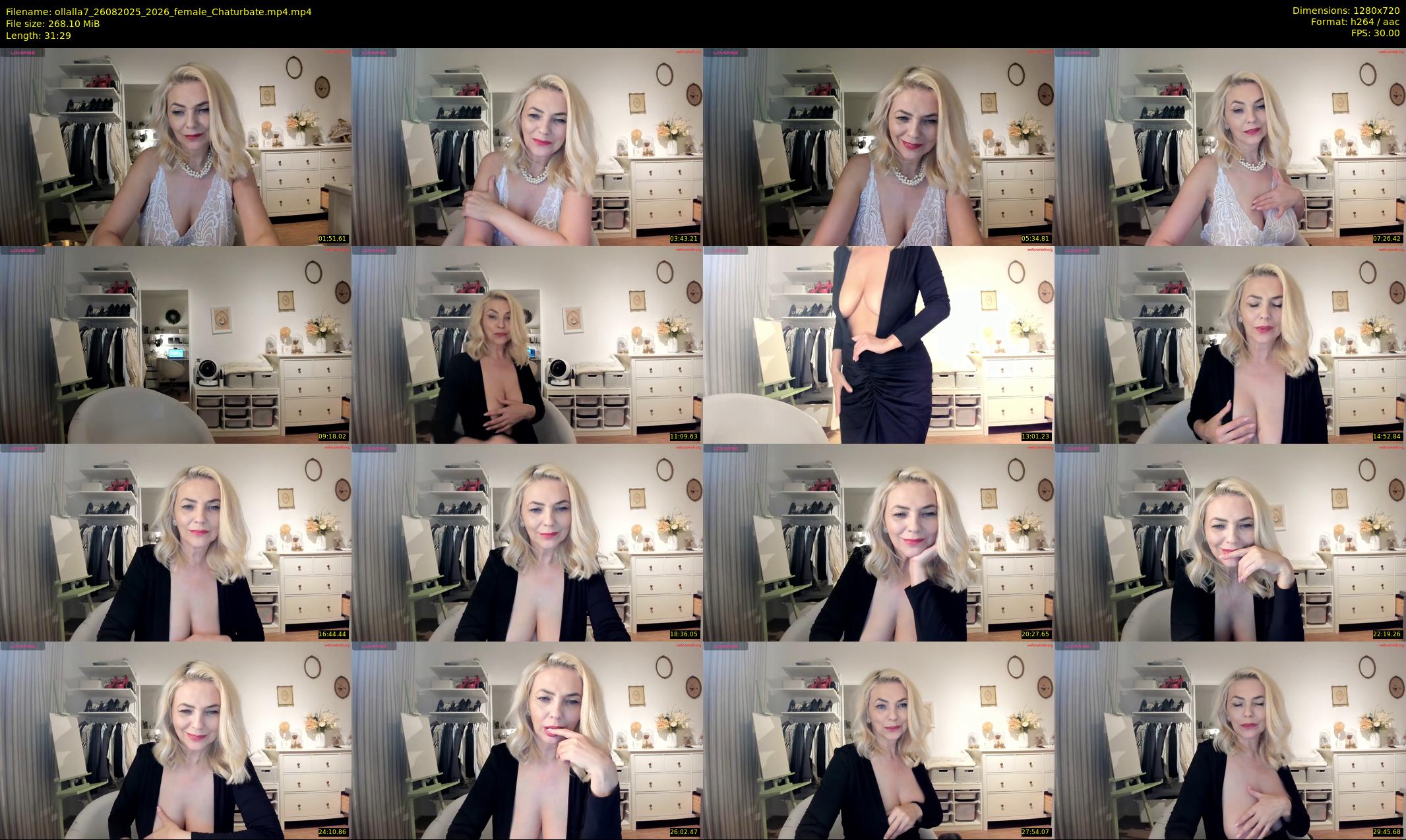 ollalla7 — 32 minute Chaturbate female cam show recording, 720p, Aug 26, 2025