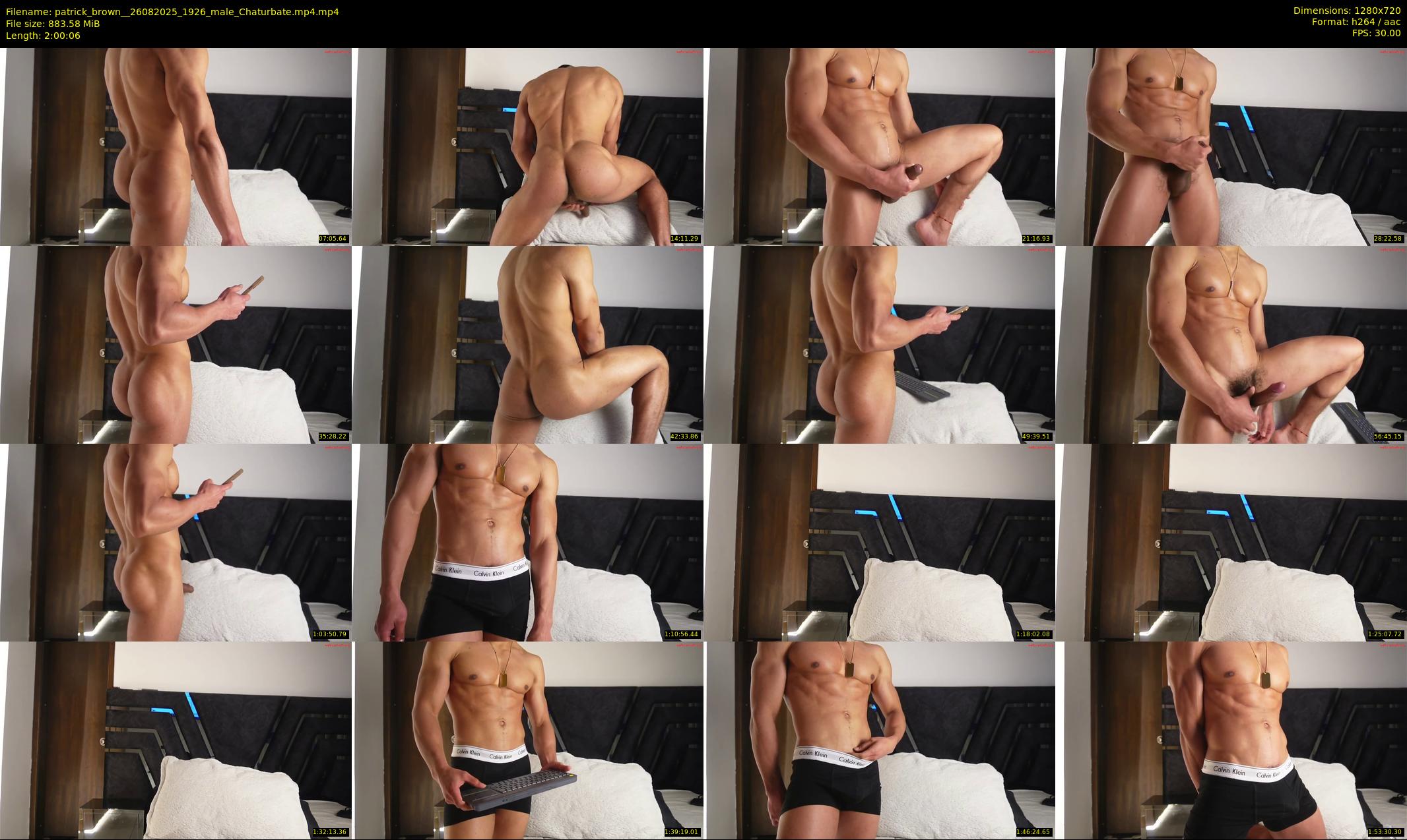 patrick_brown_ — 121 minute Chaturbate male cam show recording, 720p, Aug 26, 2025